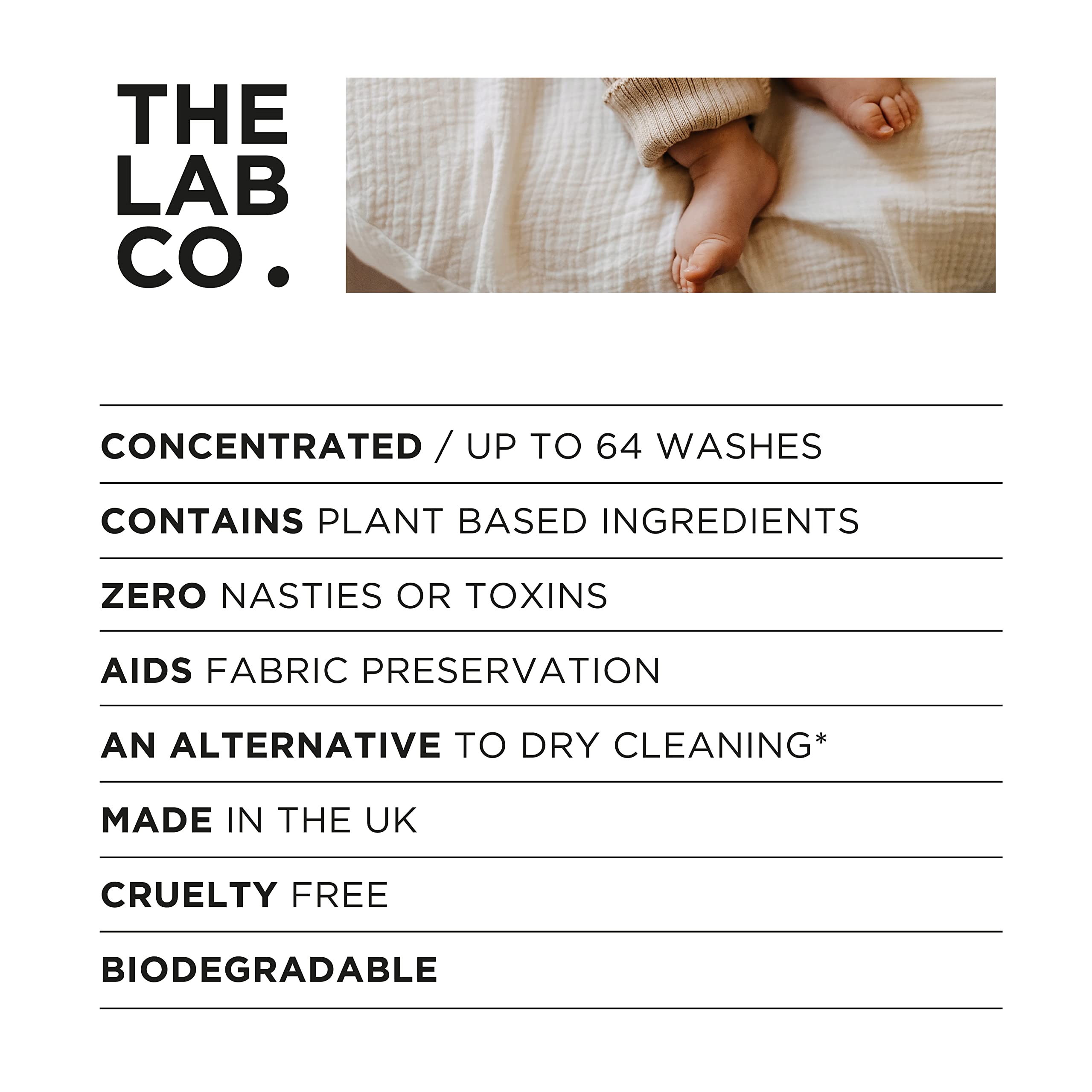 The Lab Co. - Baby Wash Liquid Laundry Detergent (1 Litre)