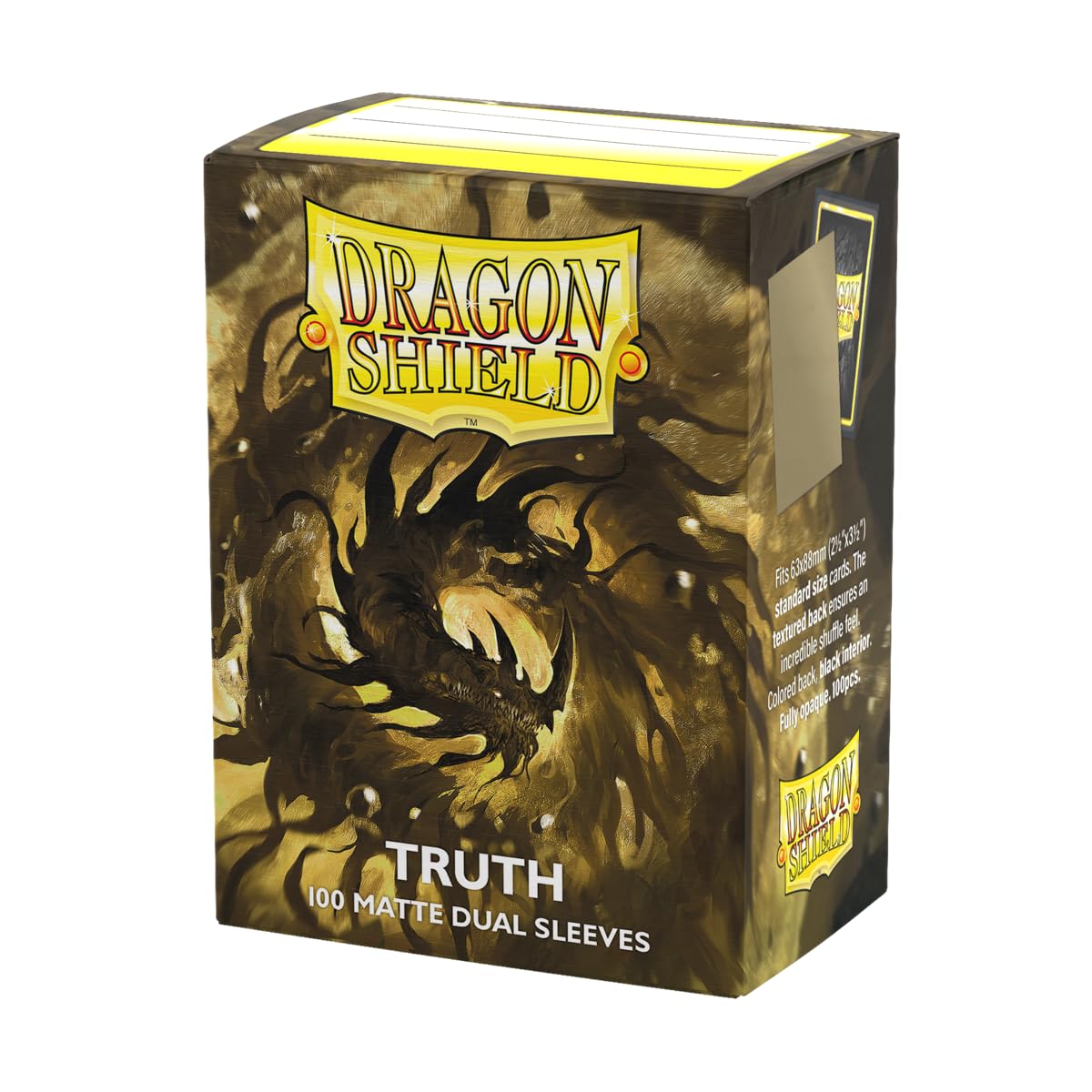 Dragon Shield Dual Matte Sleeves – Wahrheit (100 Stück) Gold