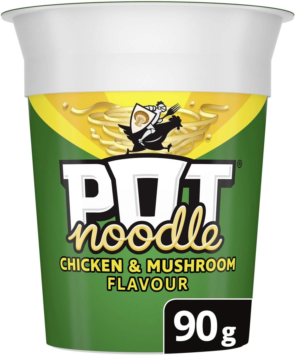 Pot Noodle mit Hühnchen- und Pilzgeschmack, 12er-Pack (12 x 90 g)