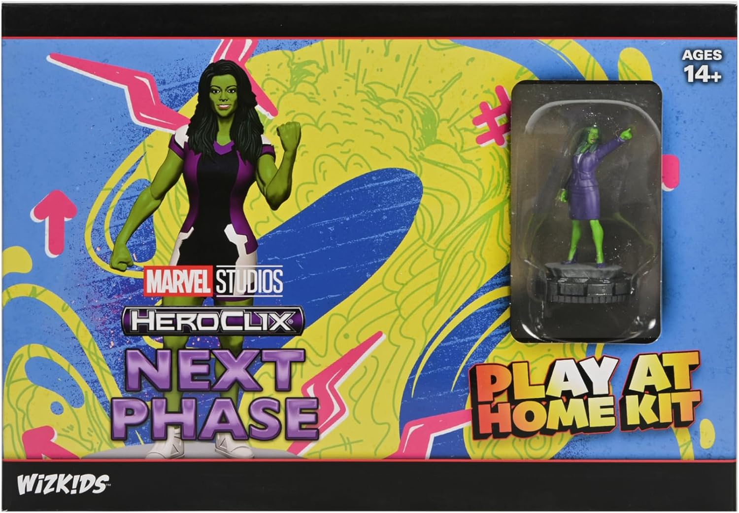 WizKids Marvel HeroClix: Next Phase – She-Hulk Spielset für zu Hause