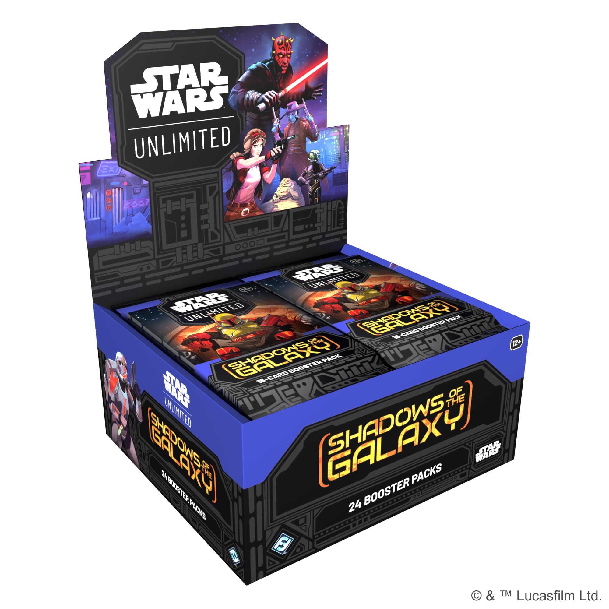 Fantasy Flight Games Star Wars: Unbegrenztes Booster-Display „Shadows of the Galaxy“