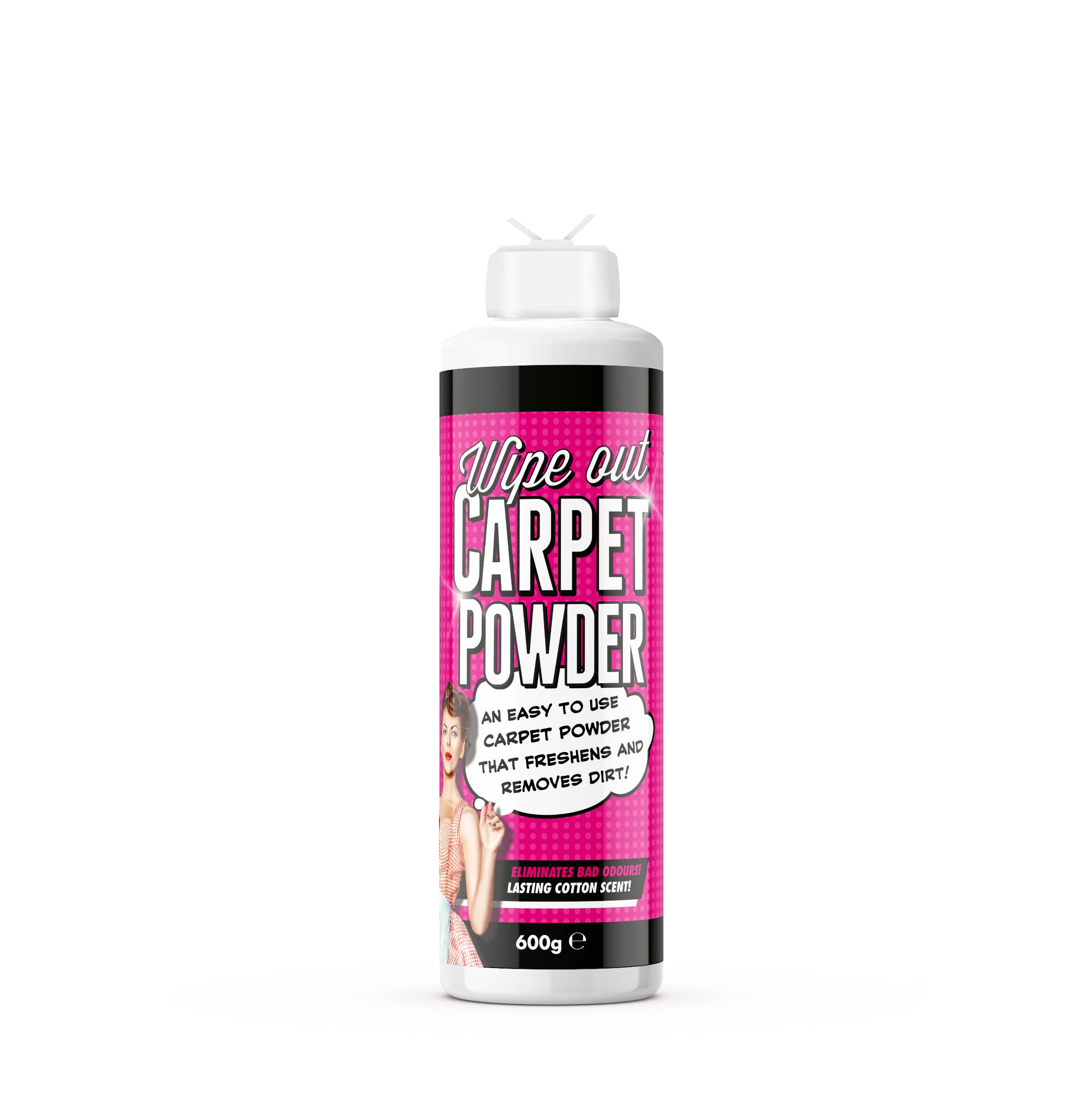 Wipeout - Magic Carpet Powder 600g | Flecken- und Geruchsentferner für Teppiche und Stoffe