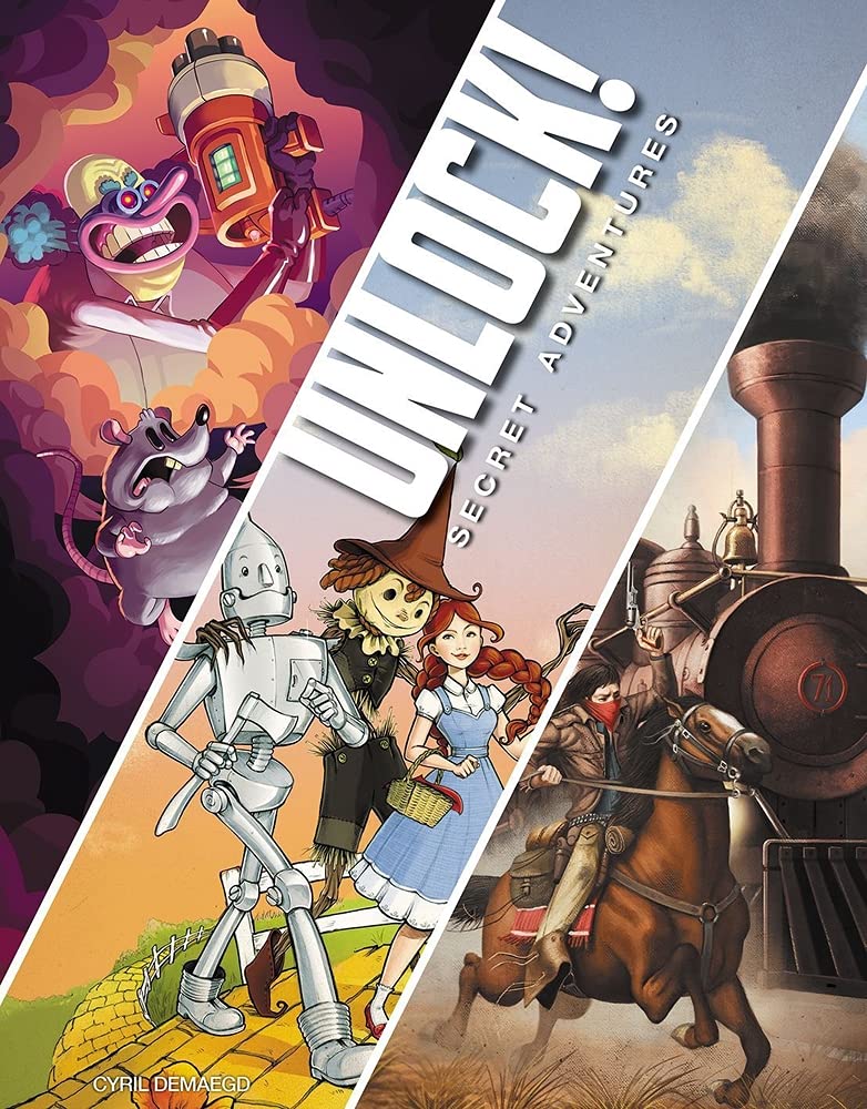Space Cowboys Unlock! Secret Adventures Escape Room-Spiel (UNL03)
