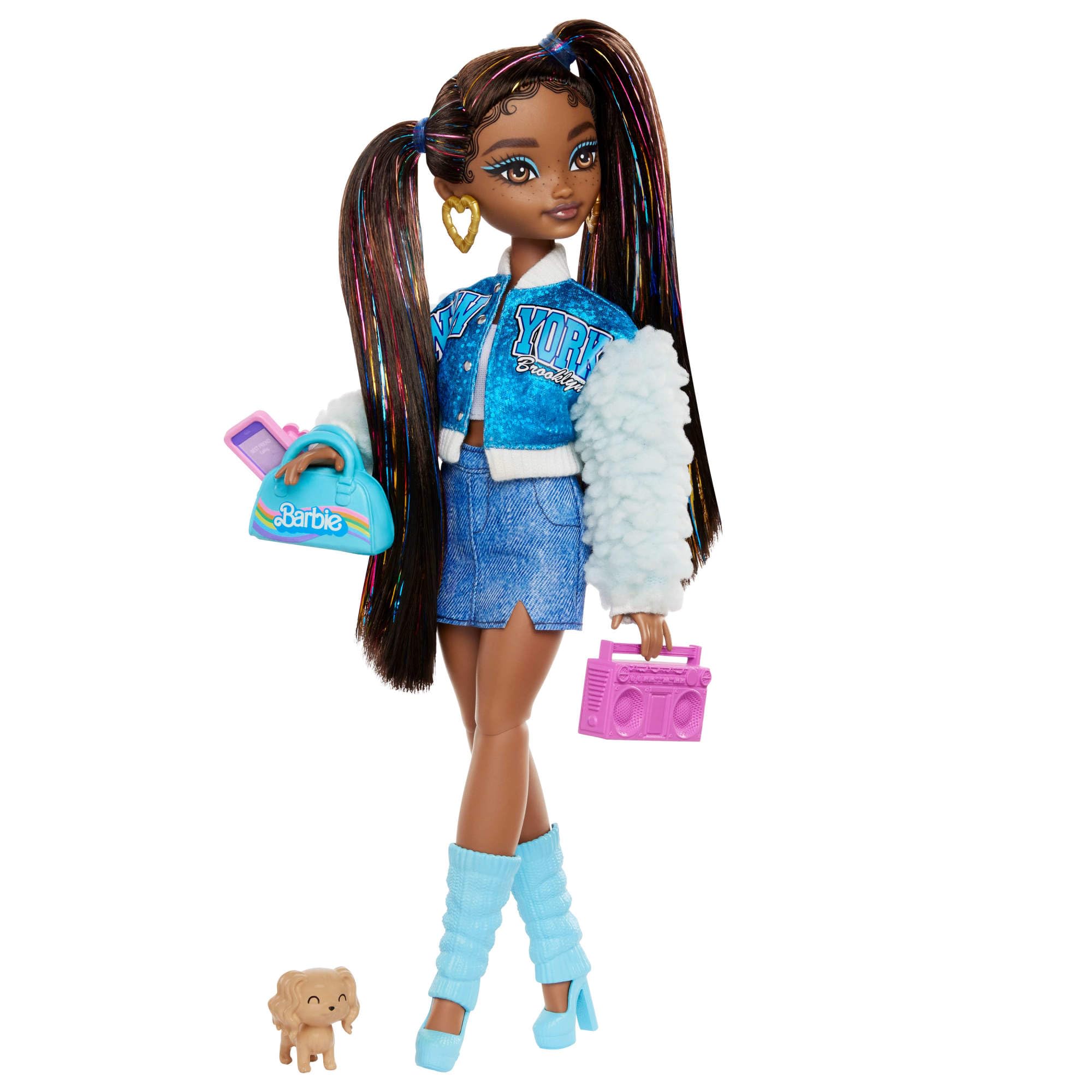 Barbie Dream Besties Spielset – Brooklyn-Puppe mit 9 Musikzubehörteilen, bewegliche Modepuppe für Kinder