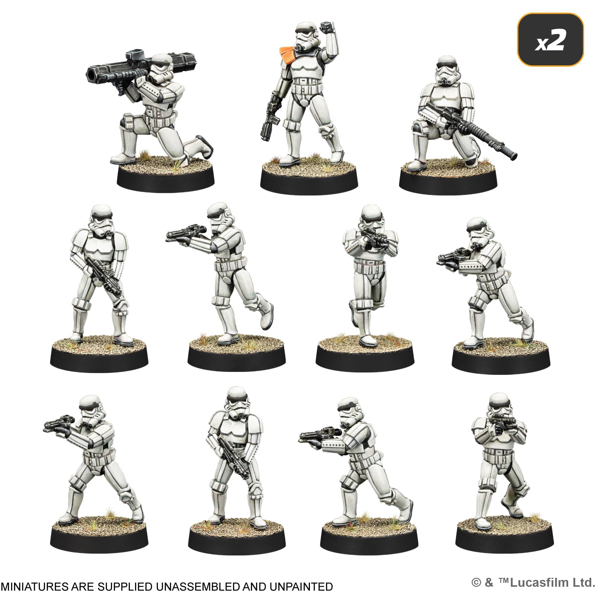 Asmodee Star Wars: Legion Galactic Empire Starter Set Brettspiel
