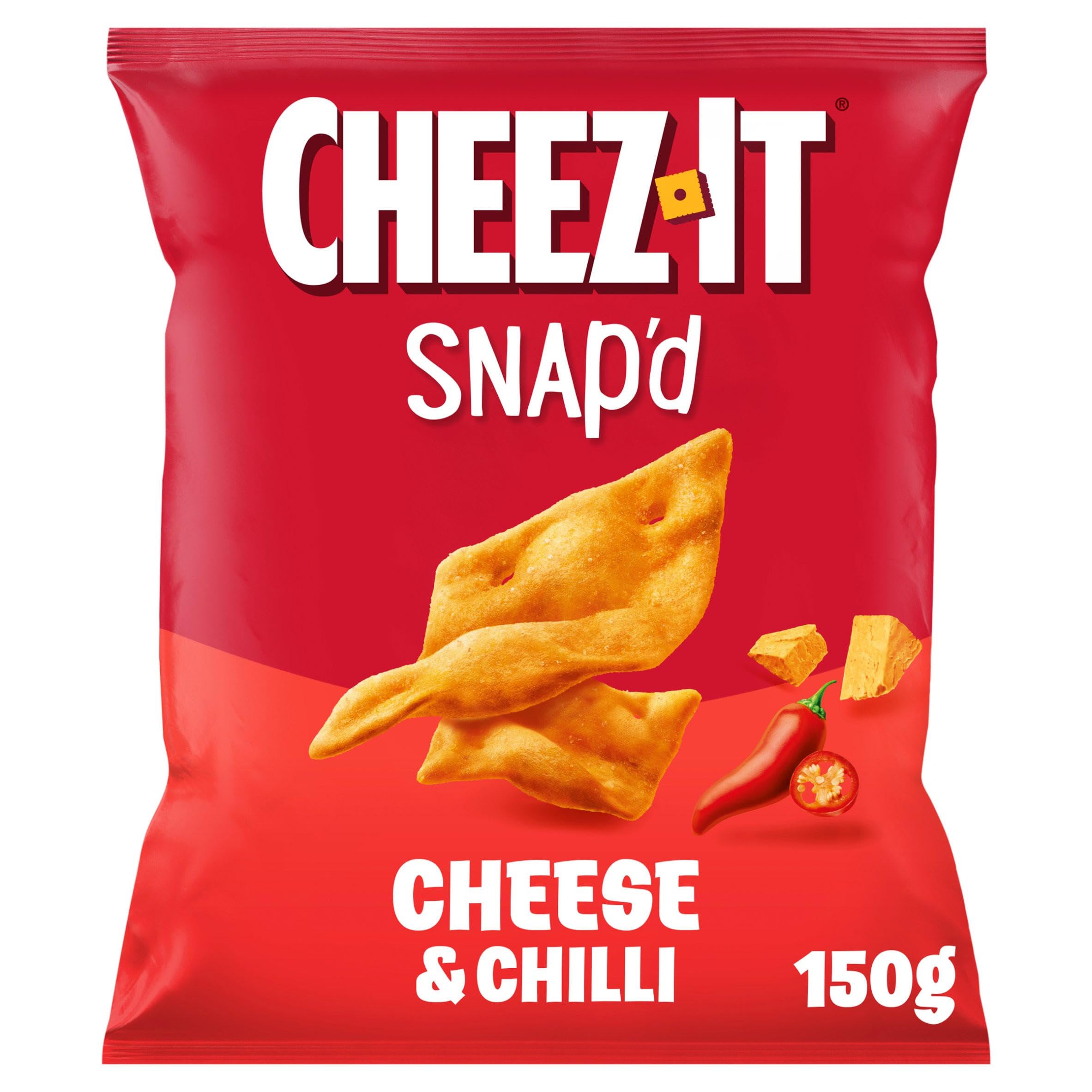 Cheez-It Snap'd Cheese & Chili Gebackene Snacks 150g