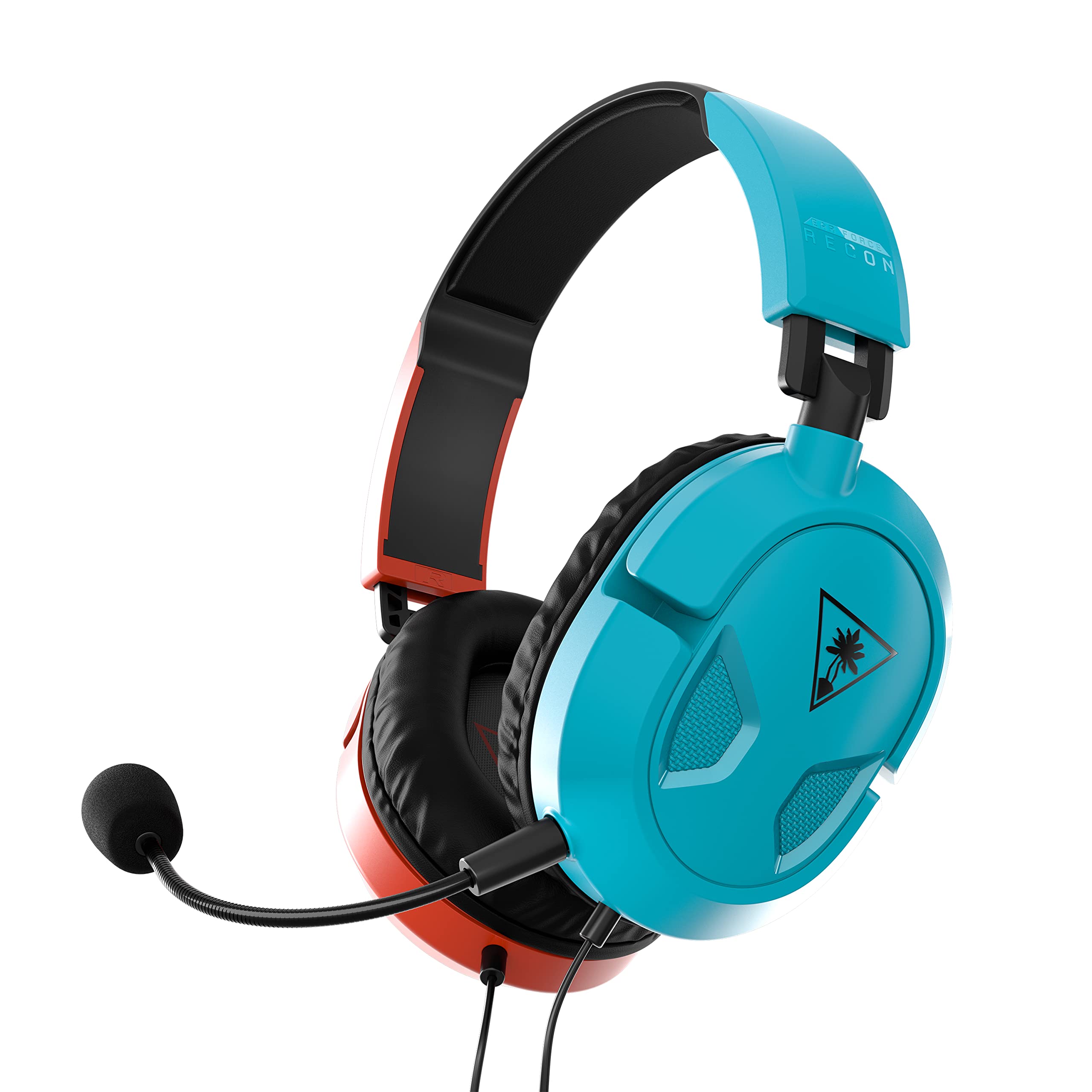Turtle Beach Recon 50 Rot/Blau Gaming-Headset für Nintendo Switch, Xbox, PS4, PS5, PC und Mobilgeräte