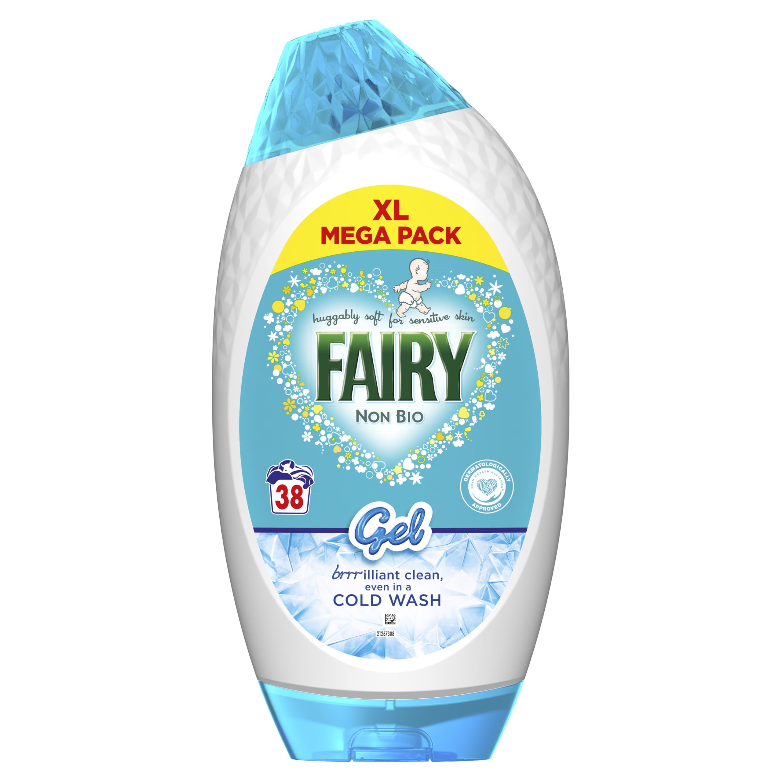 Fairy Non Bio - Waschmittelgel 1,254 l, 38 Waschgänge
