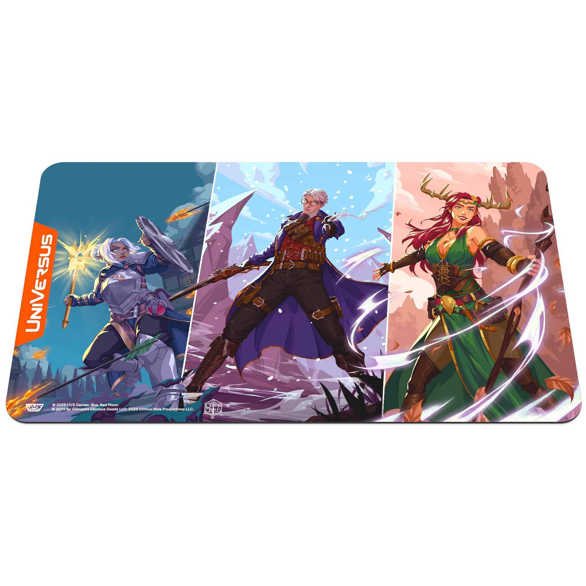 UniVersus Critical Role: Heroes of Exandria Spielmatte – Pike, Percival, Keyleth von Vox Machina
