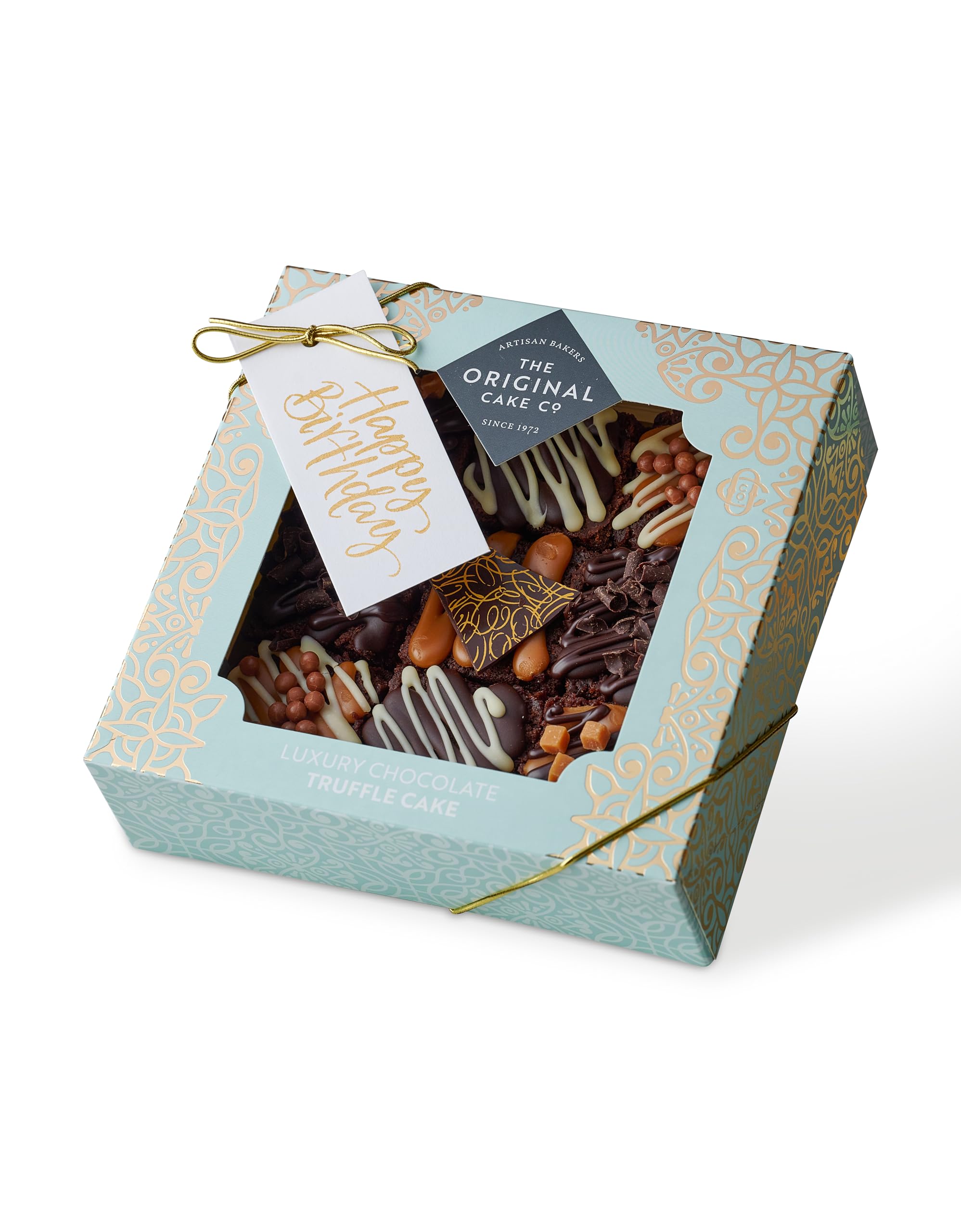 The Original Cake Company – Auswahl an Schokoladen-Karamell-Geburtstagskuchen