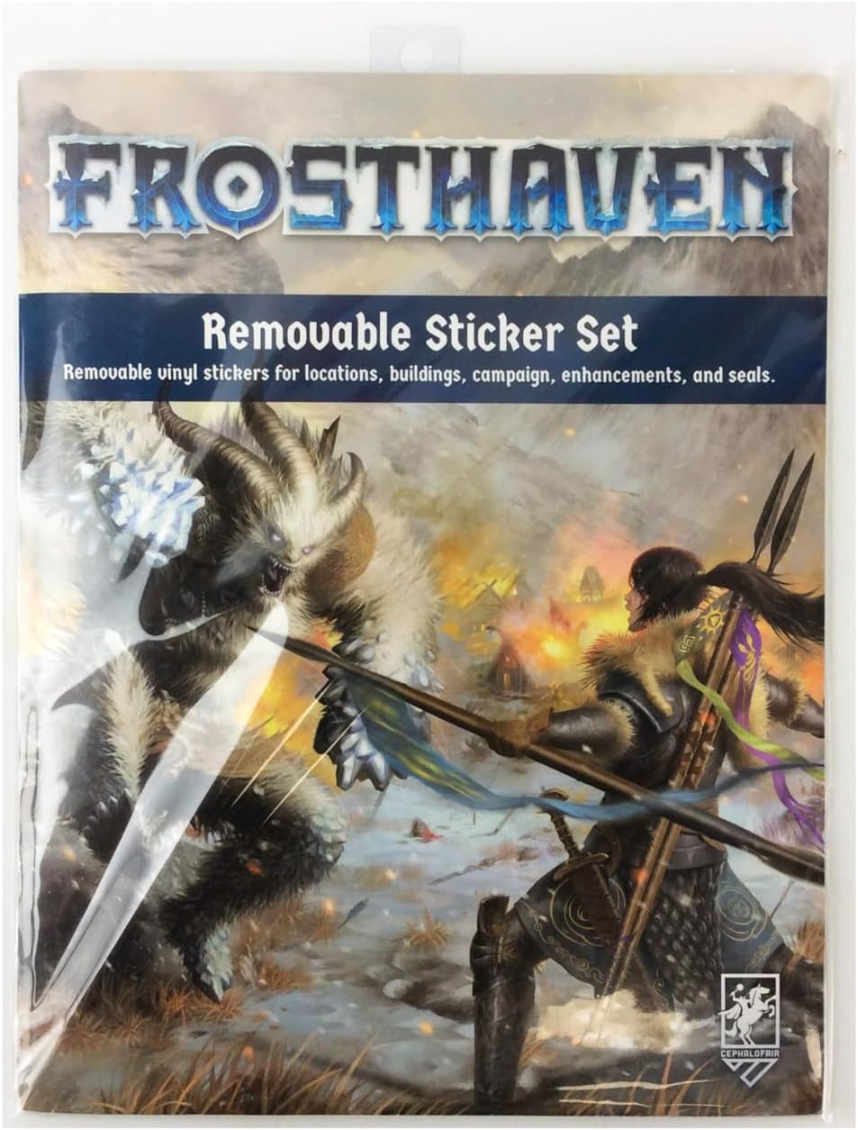 Cephalofair Games Frosthaven Abnehmbares Sticker-Spielset