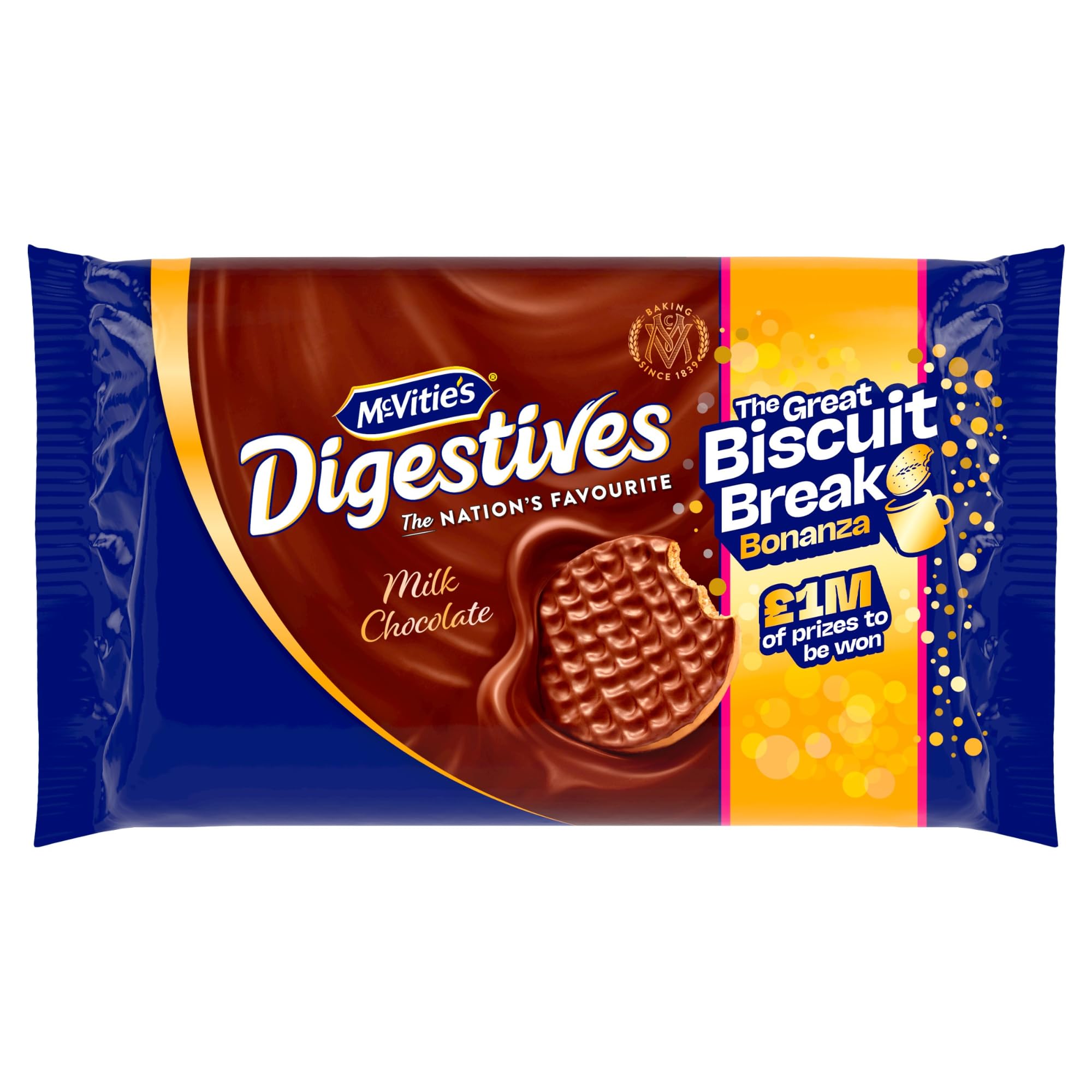 McVitie's Milchschokoladen-Digestives-Kekse, Doppelpackung, 632 g