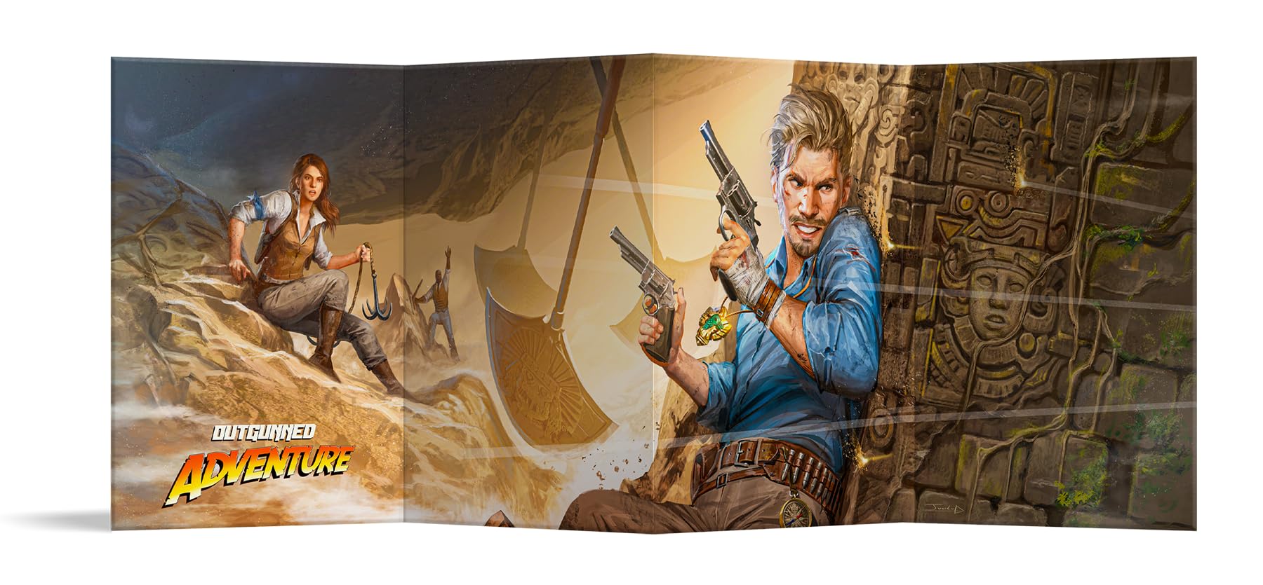 Kostenloser League Outgunned Adventure Director-Bildschirm - Tabletop-RPG-Game-Master