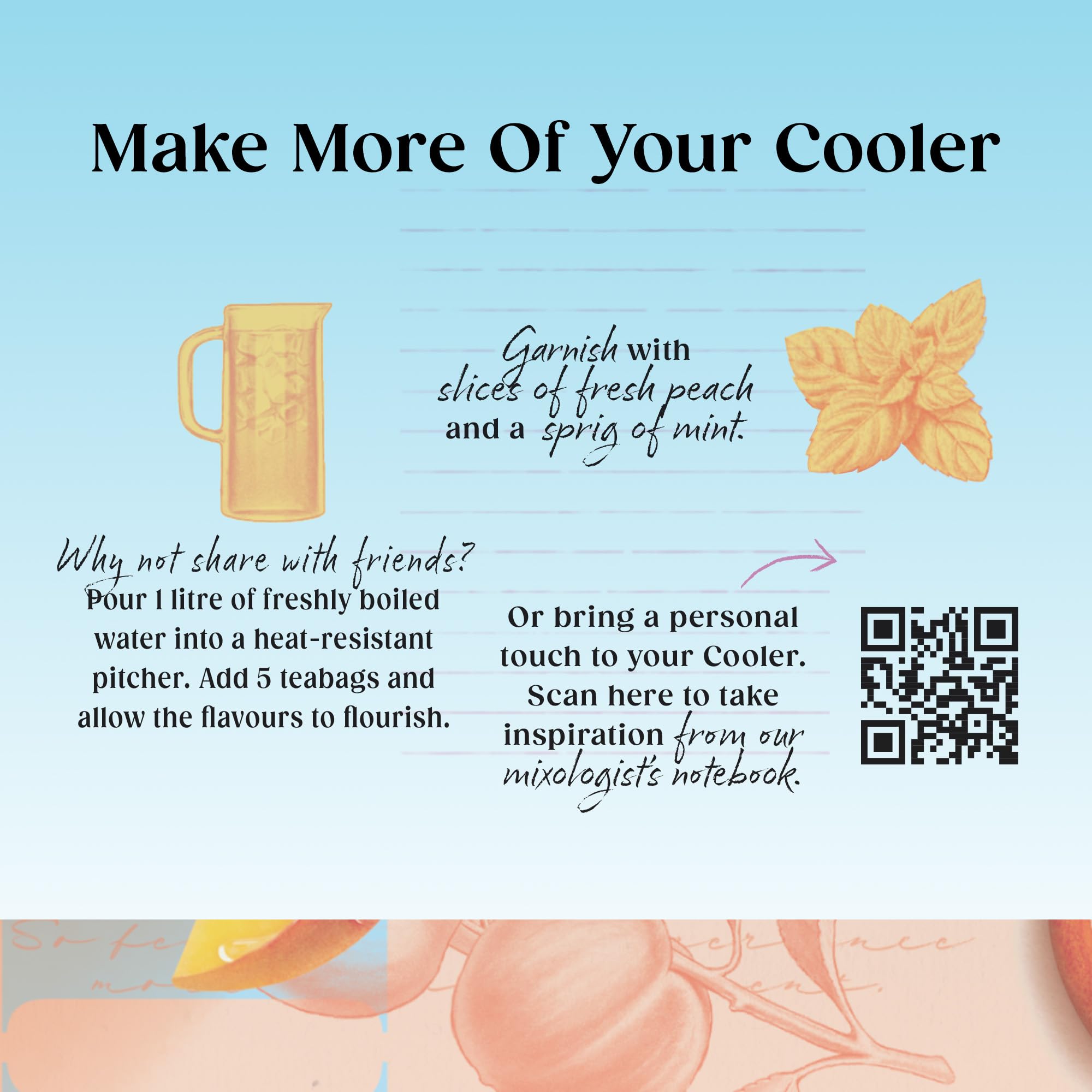 Twinings Peach Cooler Früchteteebeutel – 20 Teebeutel, natürlich koffeinfrei, zuckerfrei
