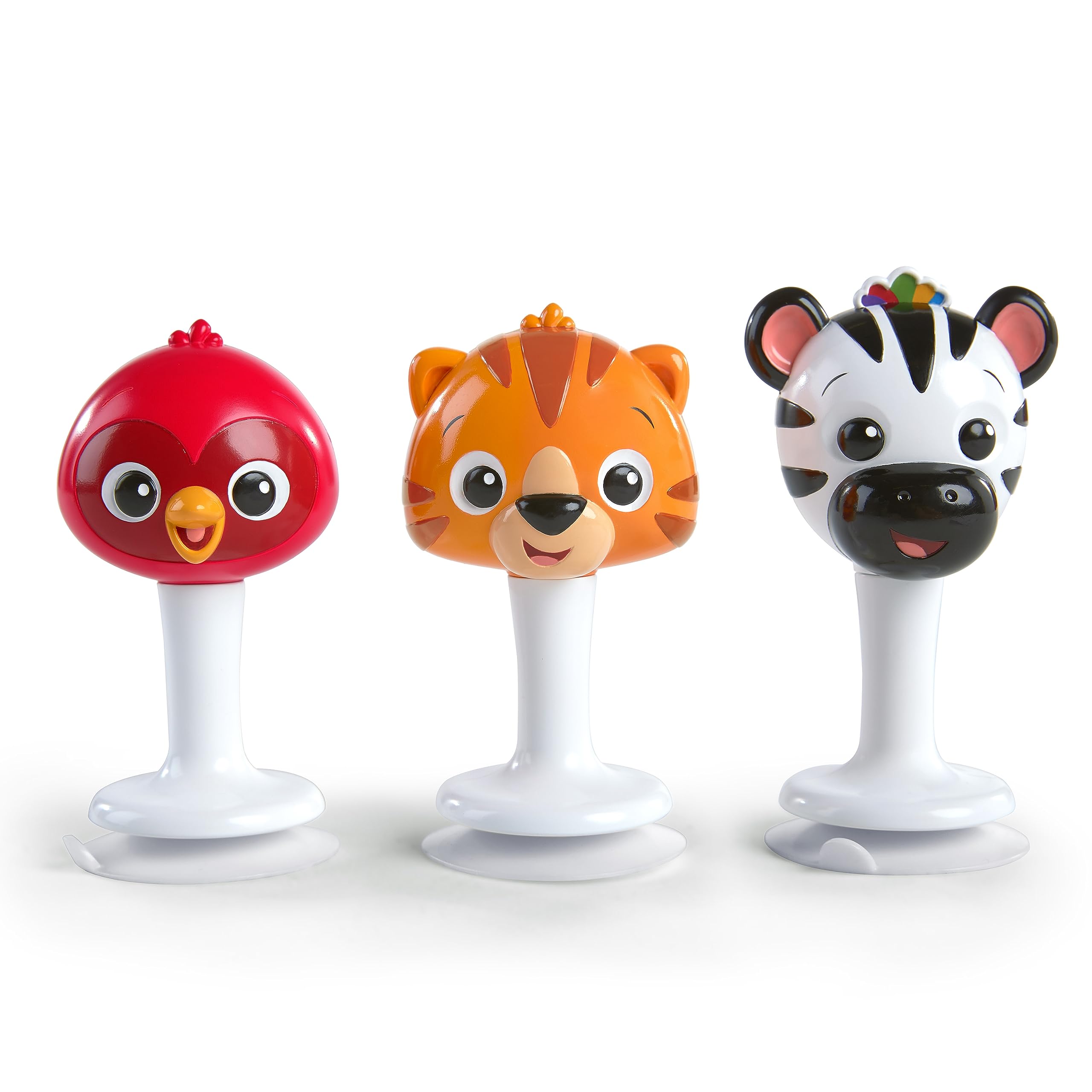 Baby Einstein Rassel- und Klingeltrio – Saugnapf-Hochstuhlspielzeug für Kinder ab 3 Monaten