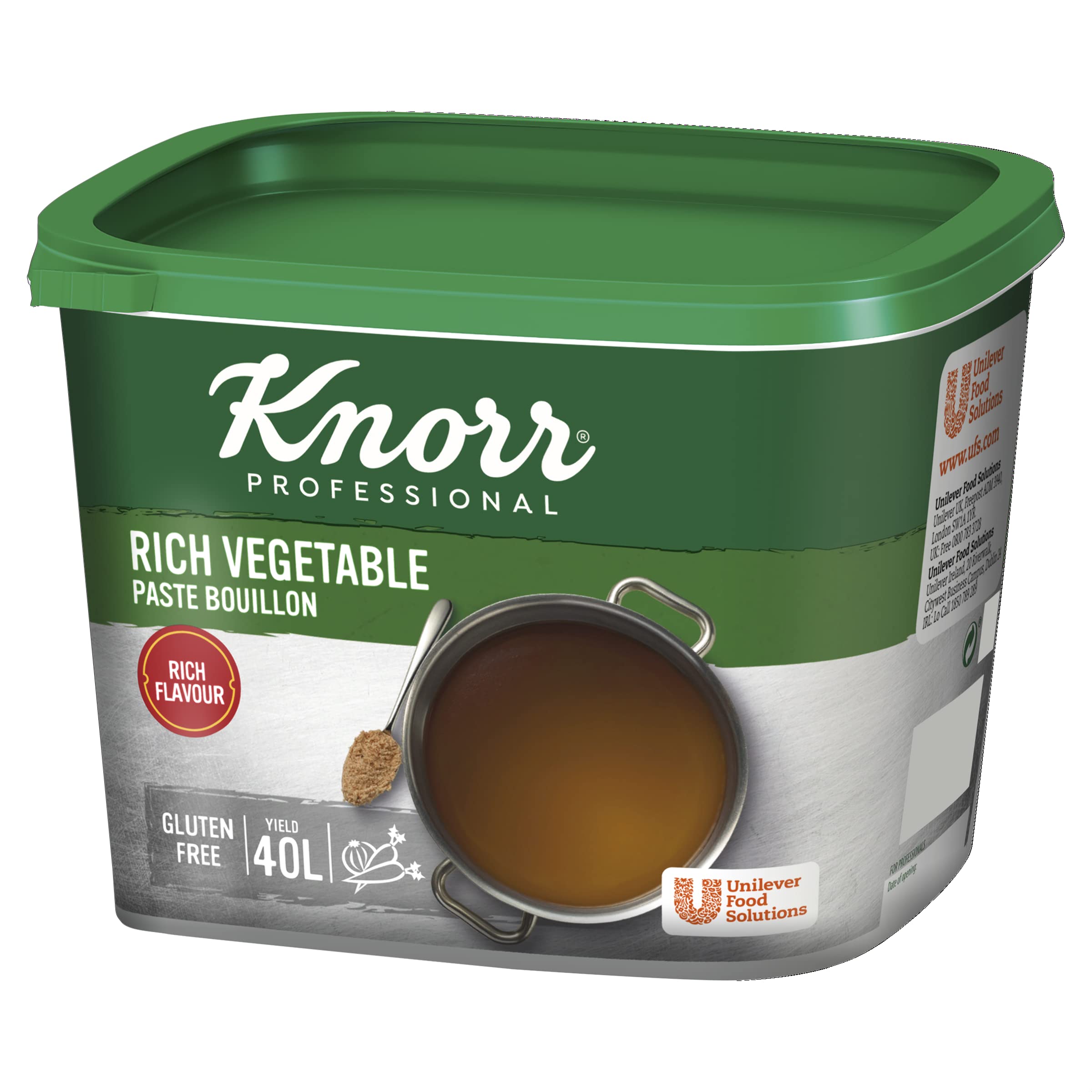 Knorr Glutenfreie, reichhaltige Gemüsepastenbrühe, 1 kg