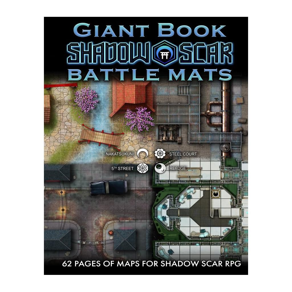 Loke BattleMats Shadow Scar Giant Buch der Battle Mats