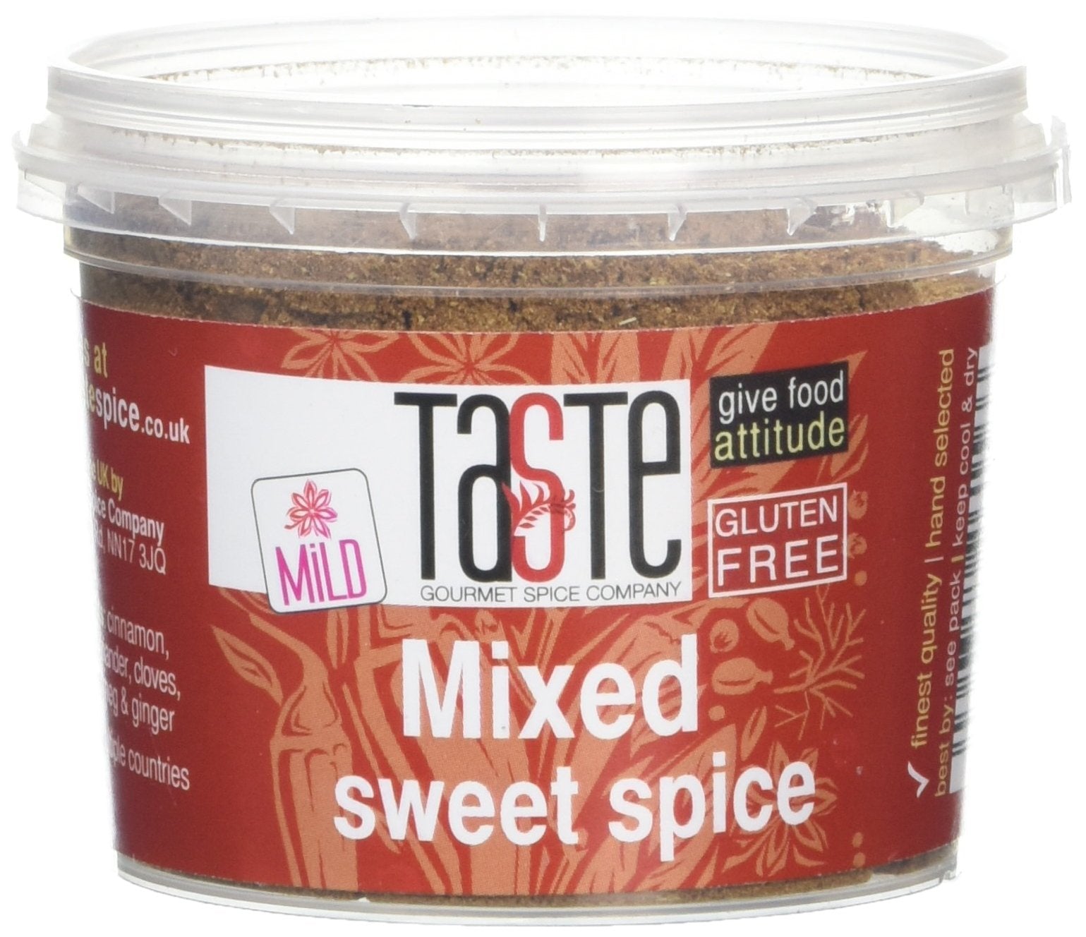 Gourmet Spice Company Süße Gewürzmischung 35 g - Aromatische Backmischung für Kuchen, Torten & Porridge