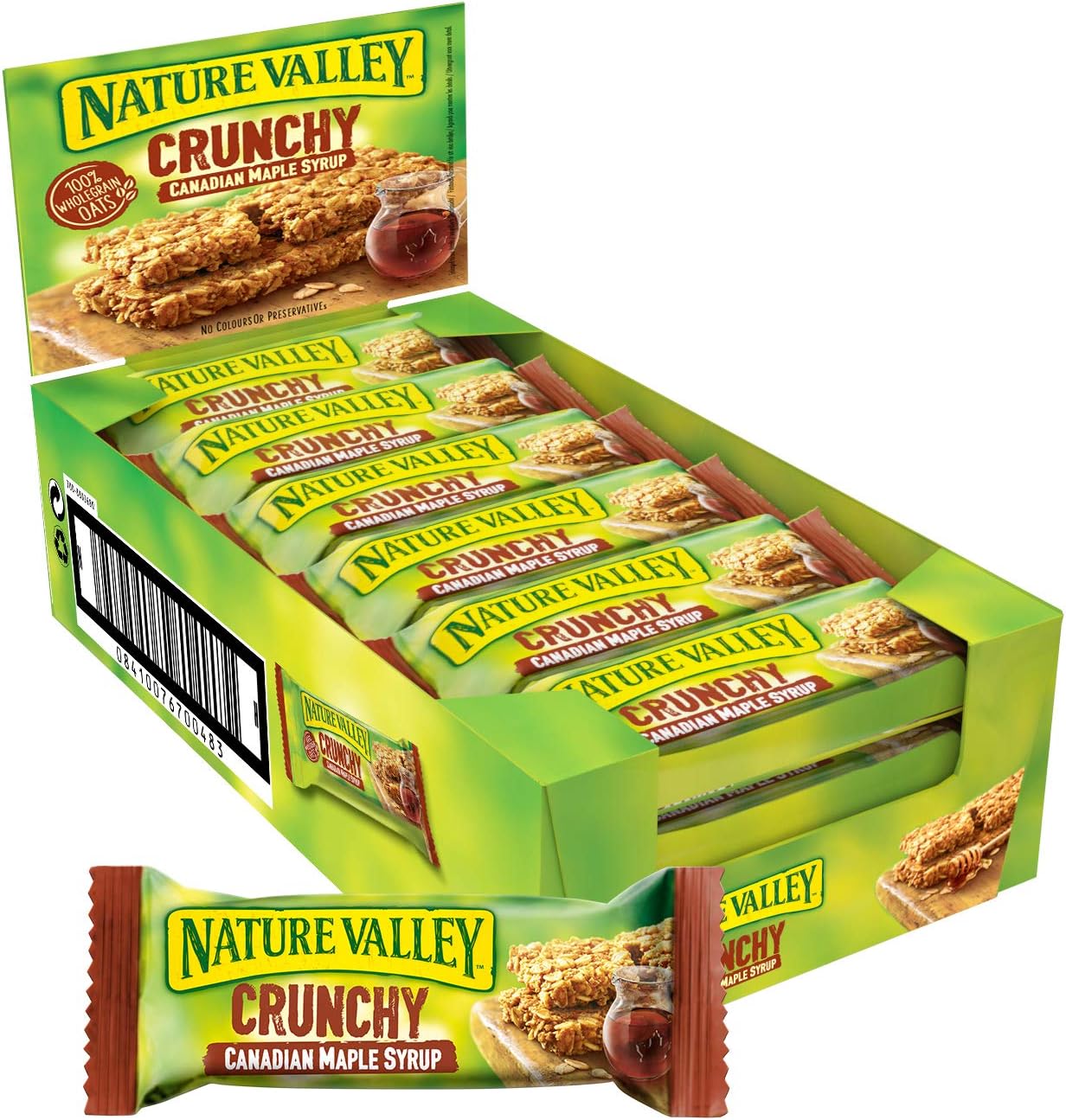 Nature Valley Knusprige Müsliriegel mit kanadischem Ahornsirup, 42 g (18er-Packung)