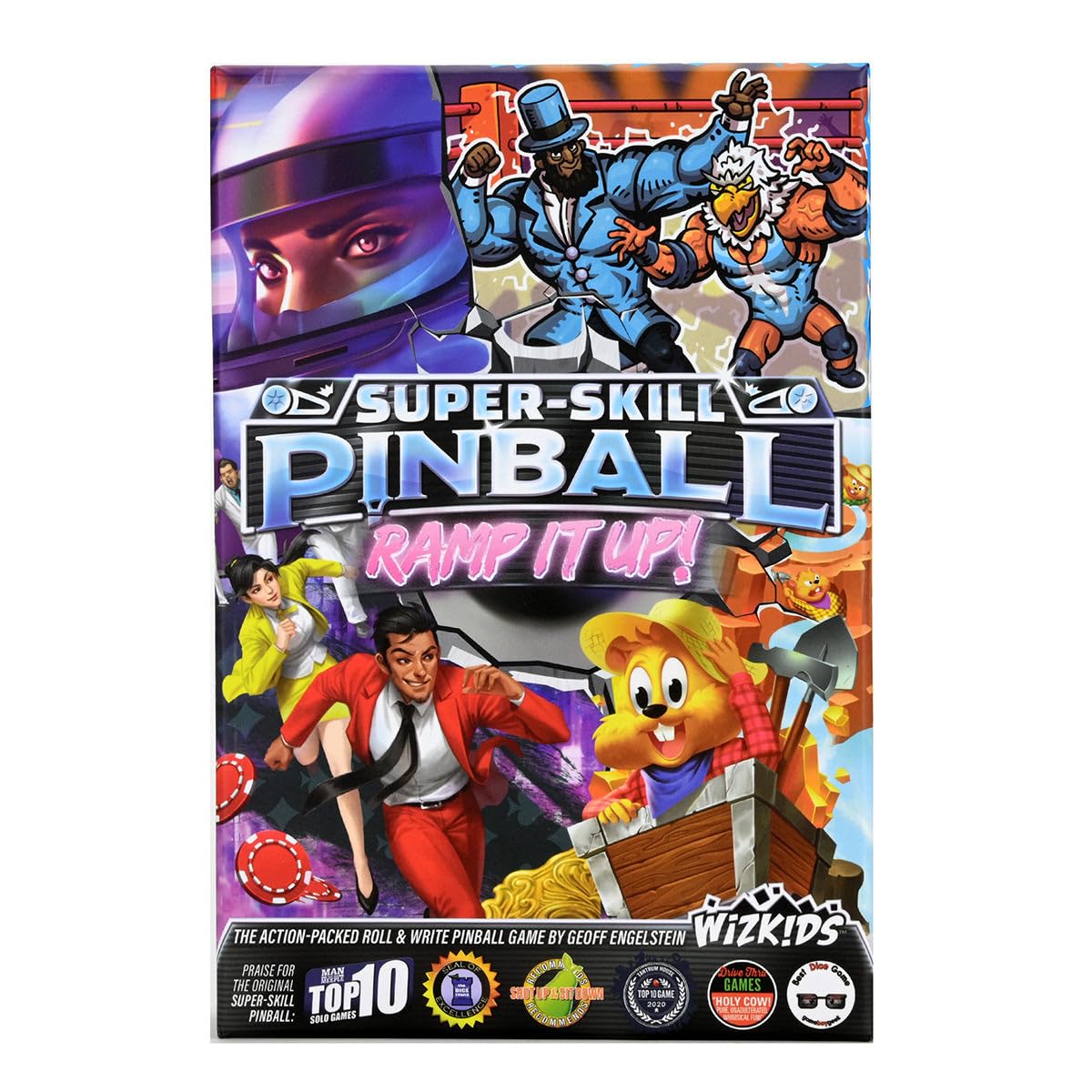 WizKids Super-Skill Pinball: Ramp It Up Brettspiel