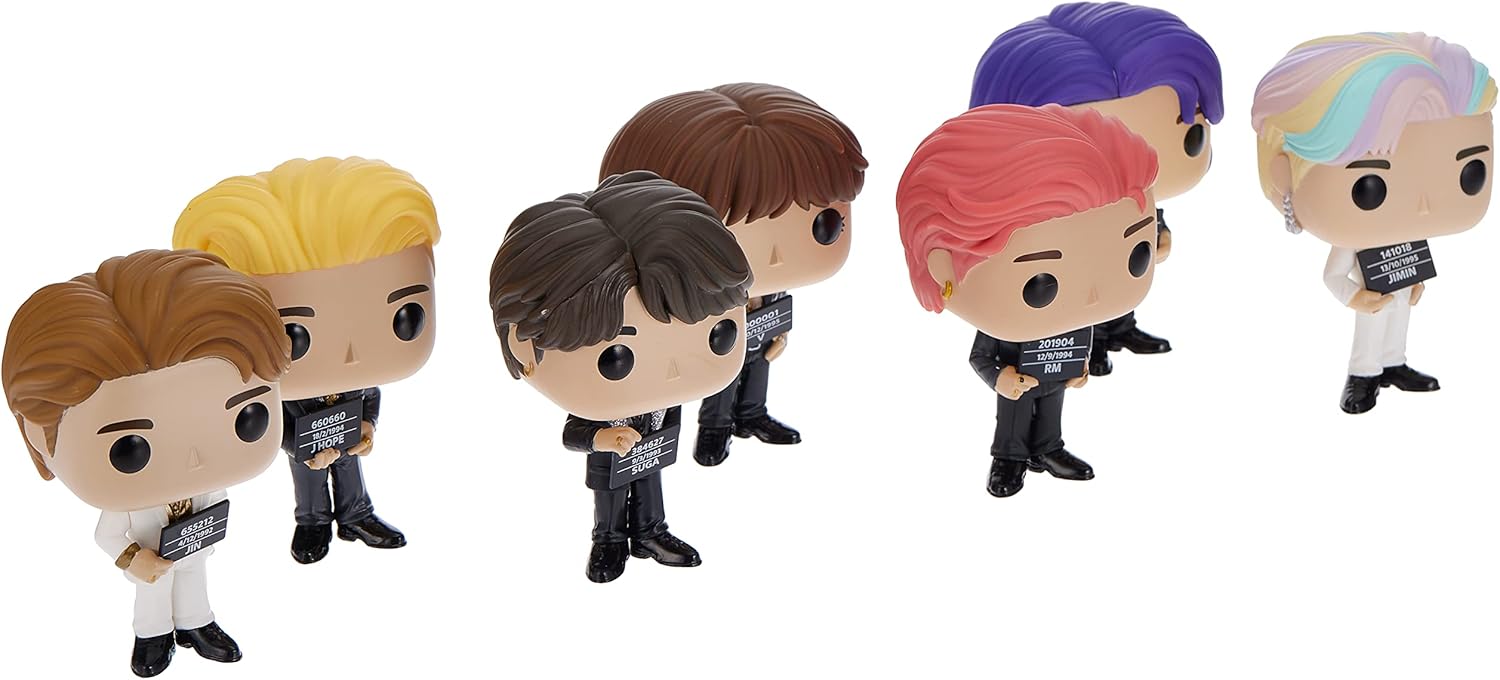 Funko Pop! Rocks BTS - Butter Vinylfigur 7er-Pack (64888)