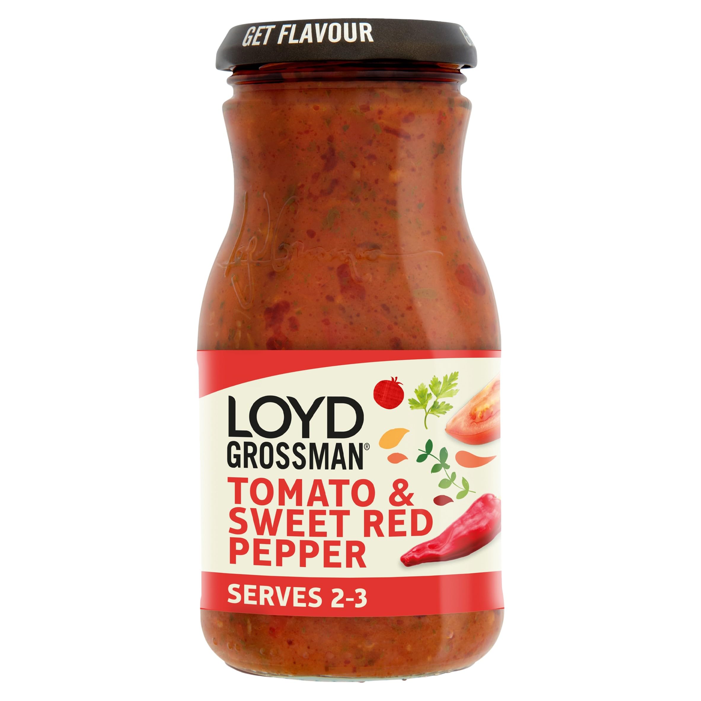 Loyd Grossman - Italienische Tomaten- und Paprikasauce zum Kochen