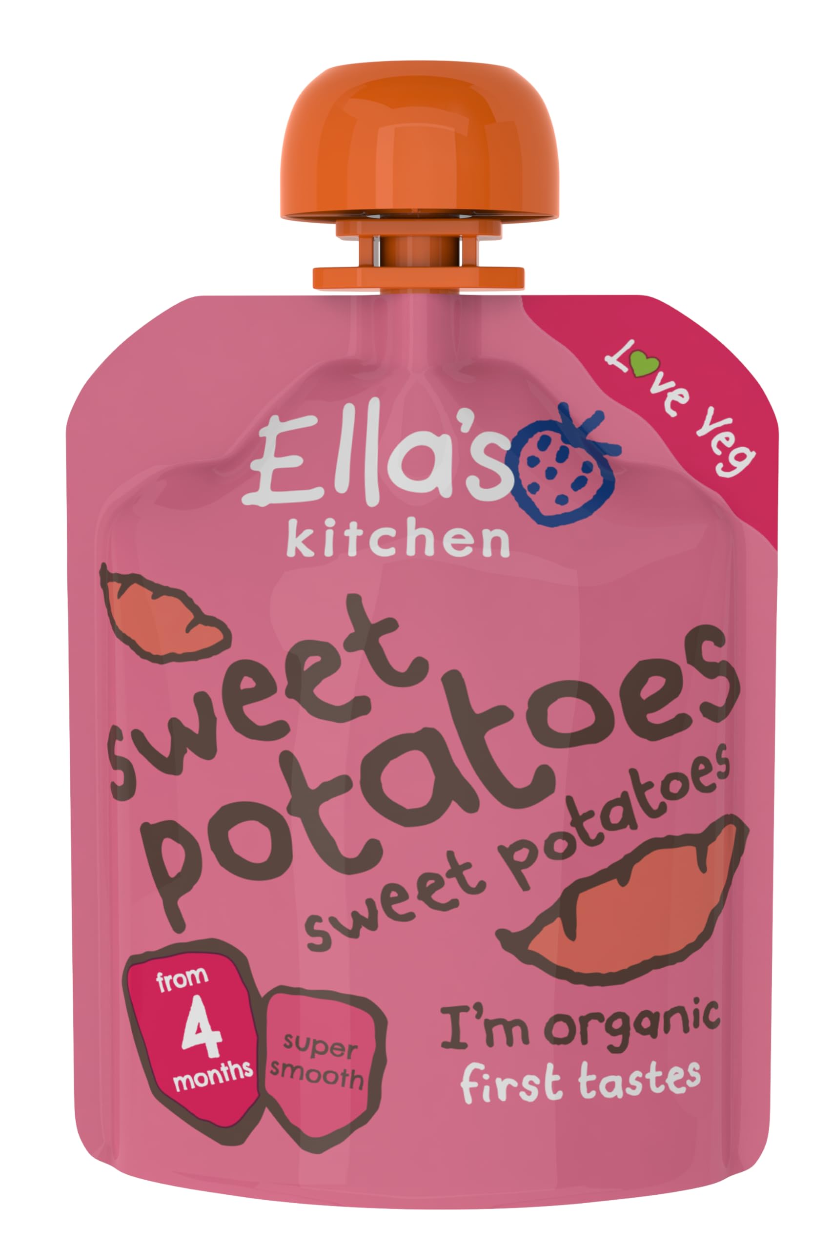 Ella's Kitchen - Bio-Süßkartoffeln für den ersten Geschmack, 70 g