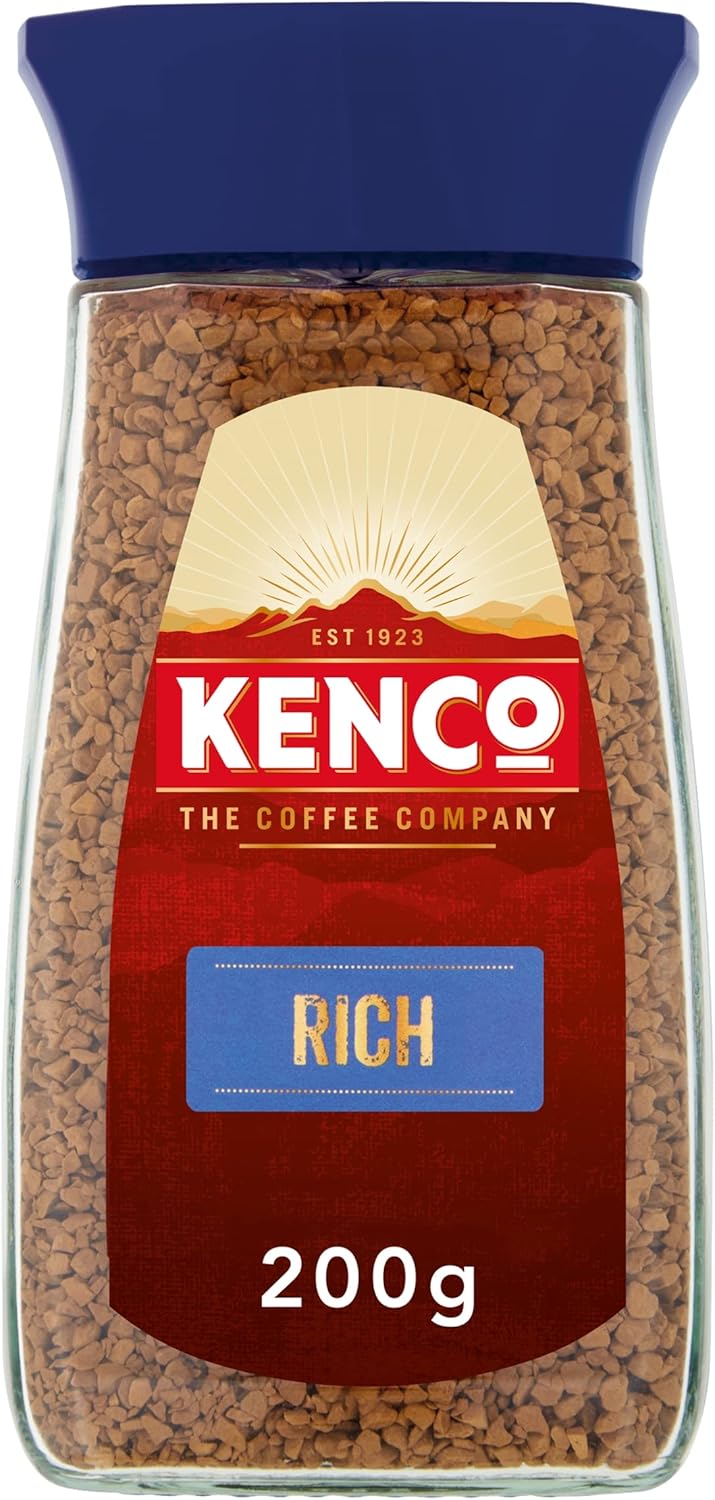 Kenco Rich Instantkaffee, mittlere Röstung, ohne Geschmack, 200 g