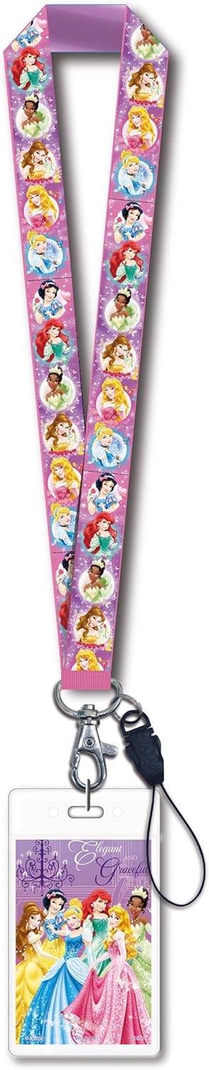 Disney – Disney Princess Schlüsselband mit Kartenhalter