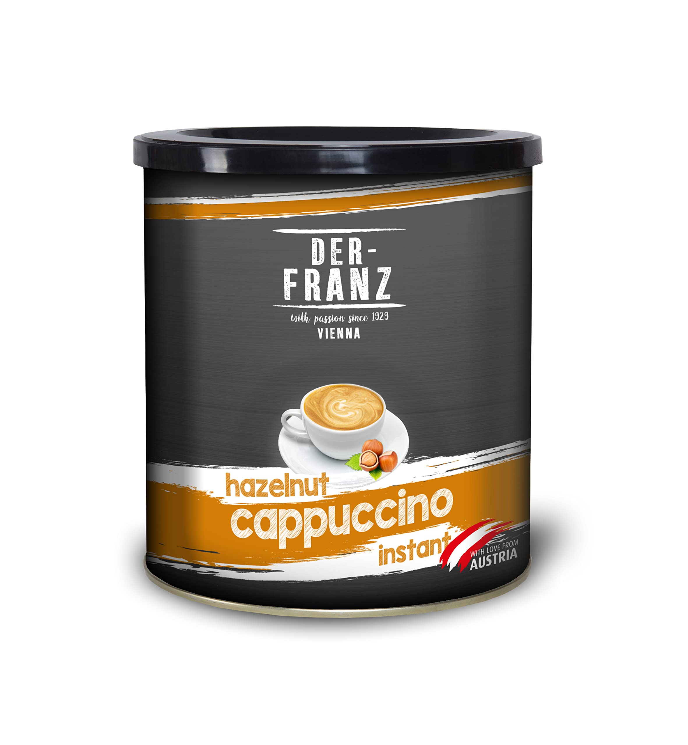 Der-Franz Instant Cappuccino mit Haselnussgeschmack, 500g