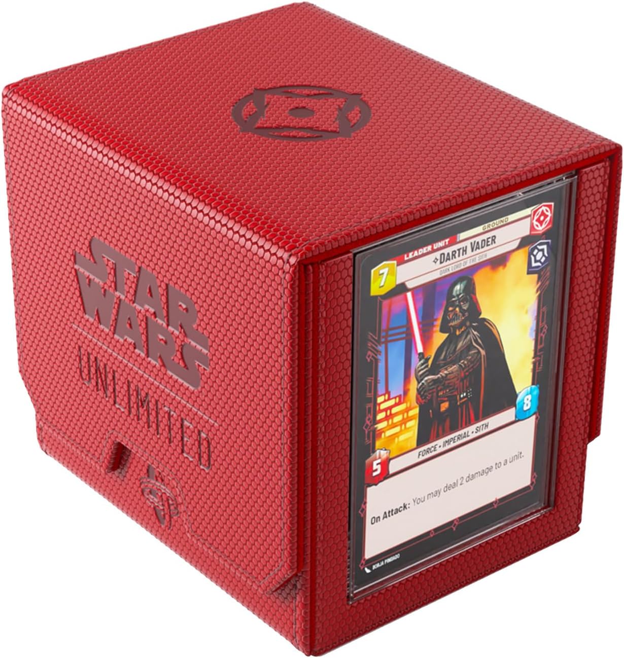 Gamegenic Star Wars Unlimited Deck Pod – Rotes Sammelkarten-Zubehör