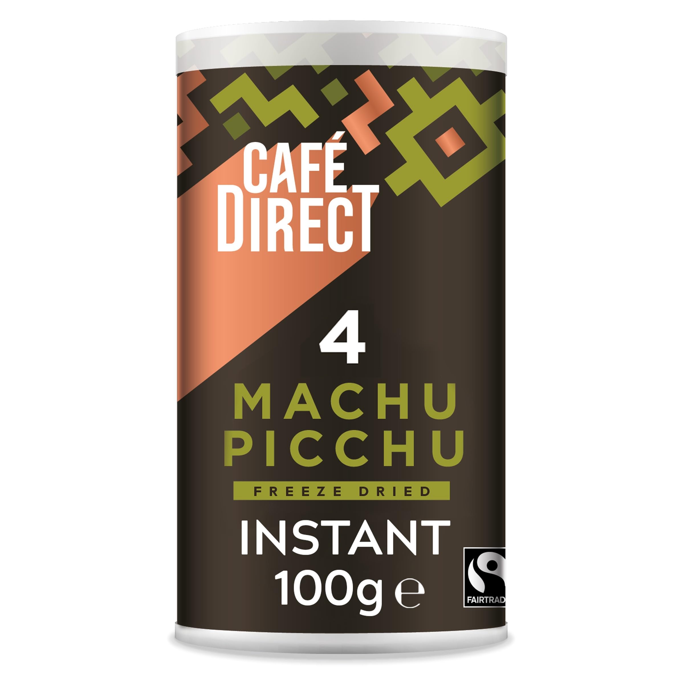 Cafédirect Fairtrade Machu Picchu Instantkaffee 100 g (6er-Pack)