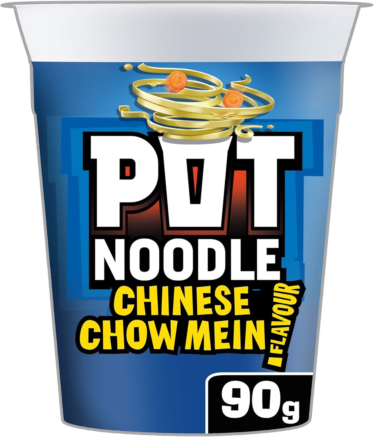 Pot Noodle Chinese Chow Mein Vegetarische Instantnudeln 12 x 90 g