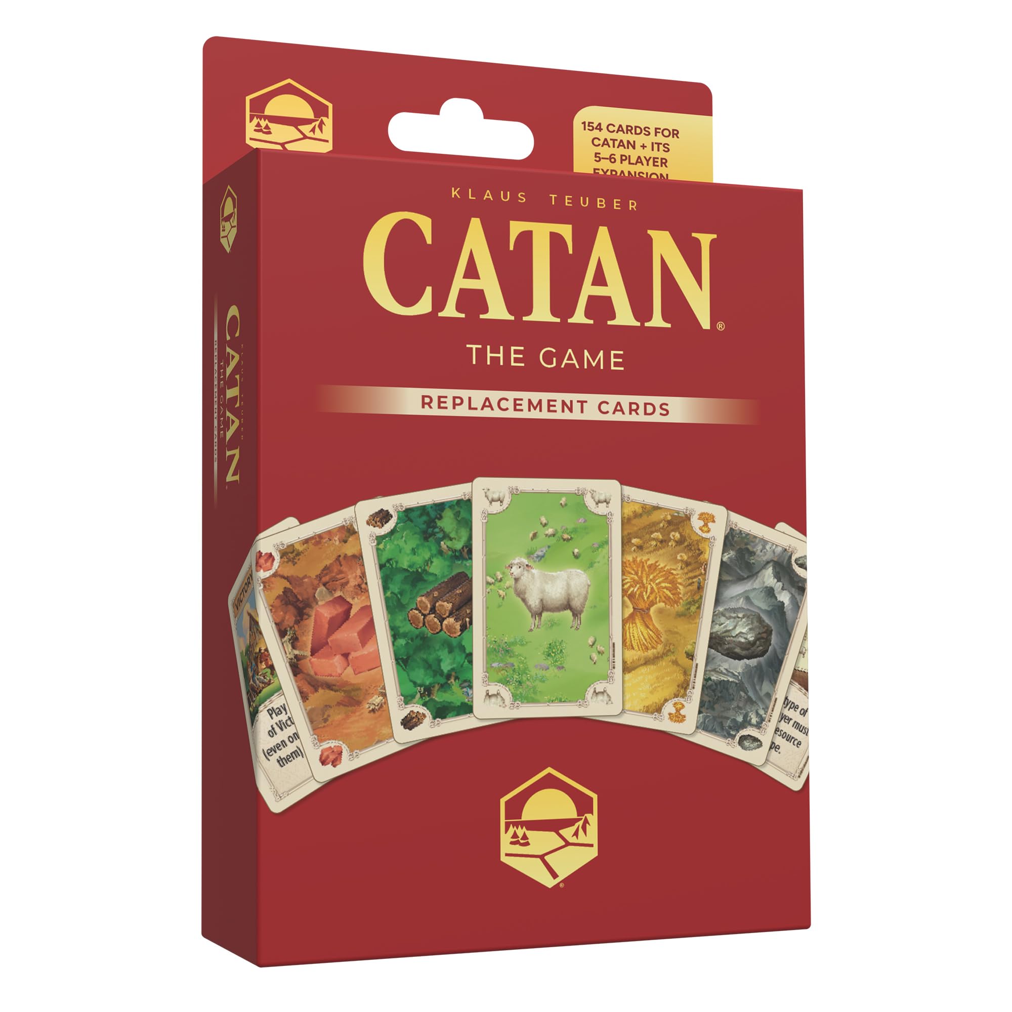 CATAN Basisspielkarten-Zubehör (6. Edition) Komplettes Ersatzset