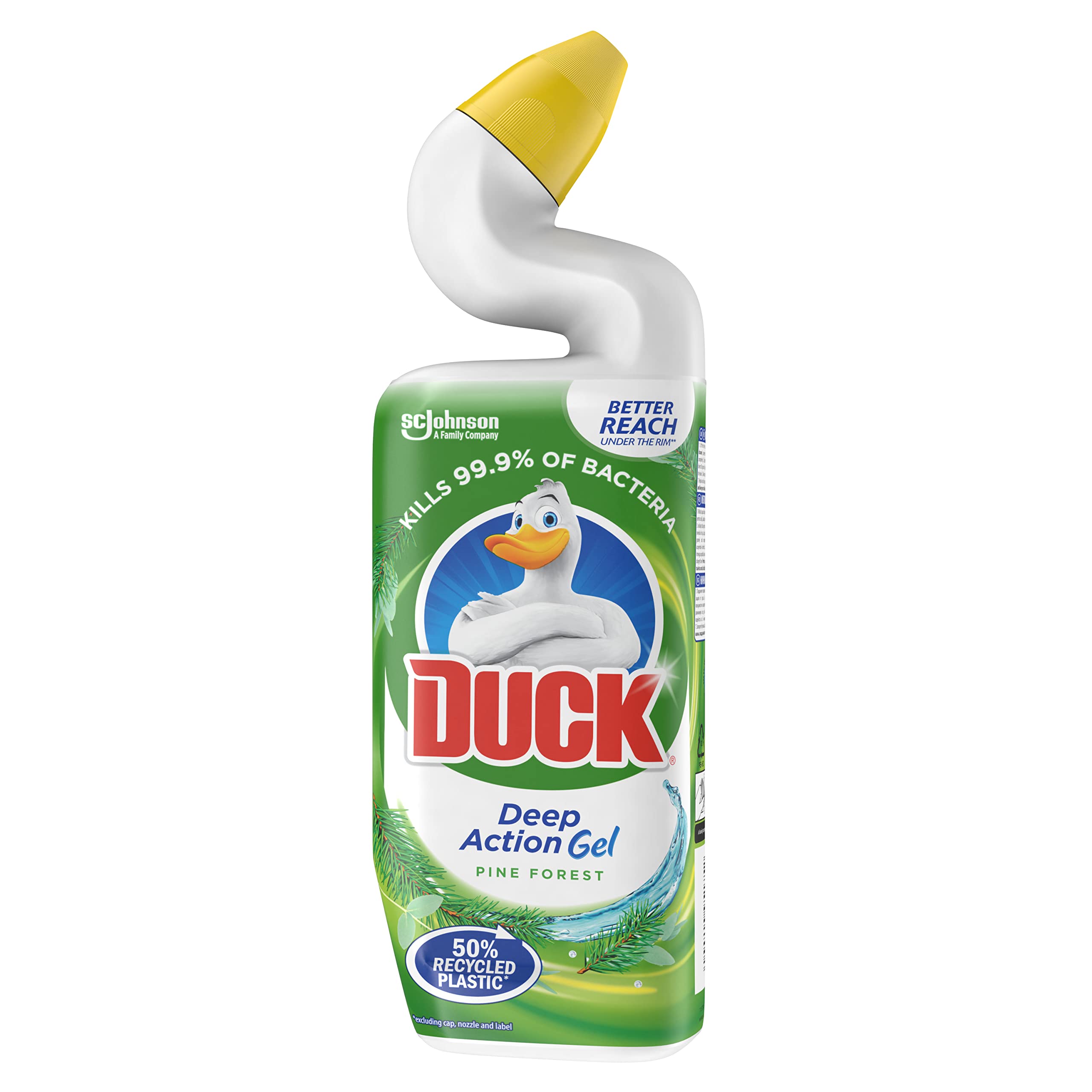 Duck – Tiefenwirksamer Gel-Toilettenreiniger, Pine Forest, 750 ml