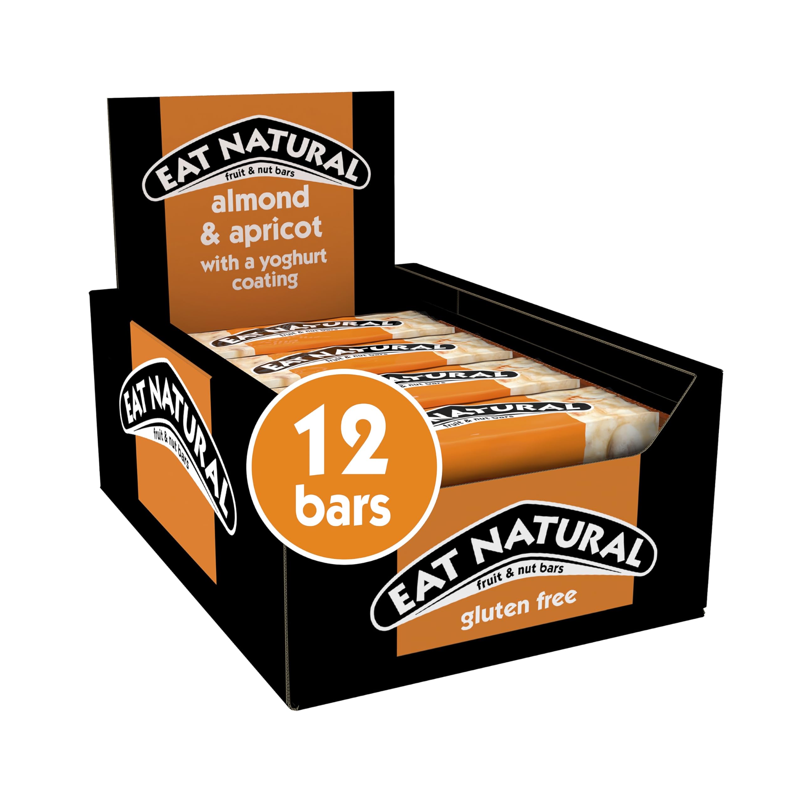 Eat Natural Mandel-Aprikosen-Joghurt-Frucht- und Nussriegel, 12 x 40 g