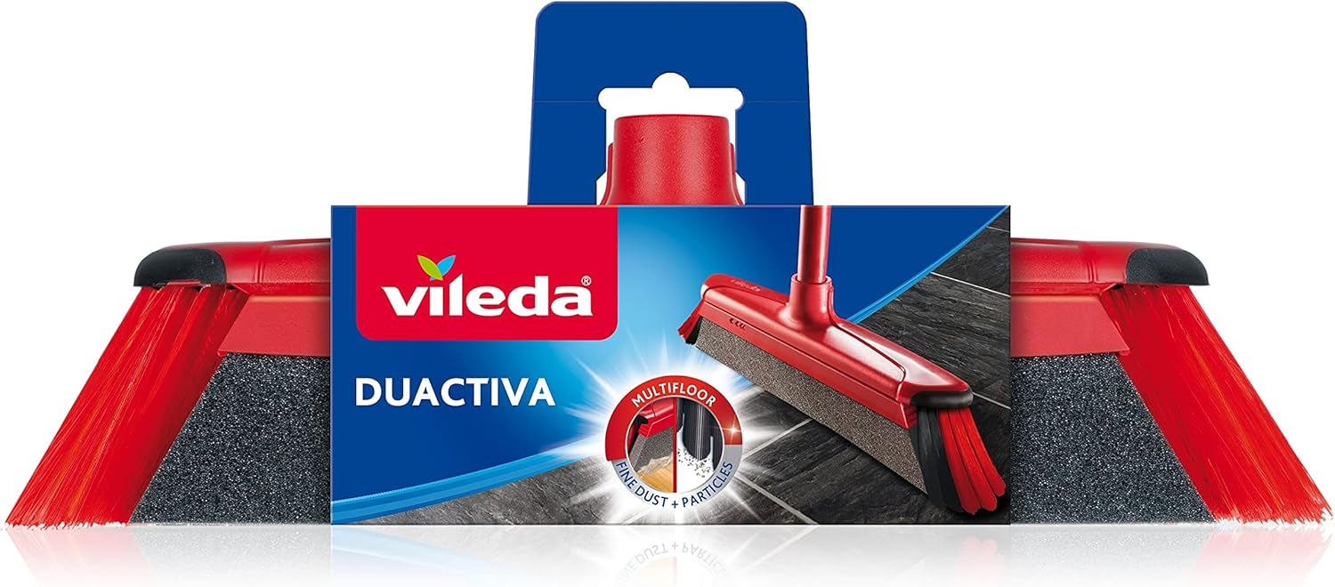 Vileda DuActiva Besen – Innenreinigungsbesen mit Staubfangsystem