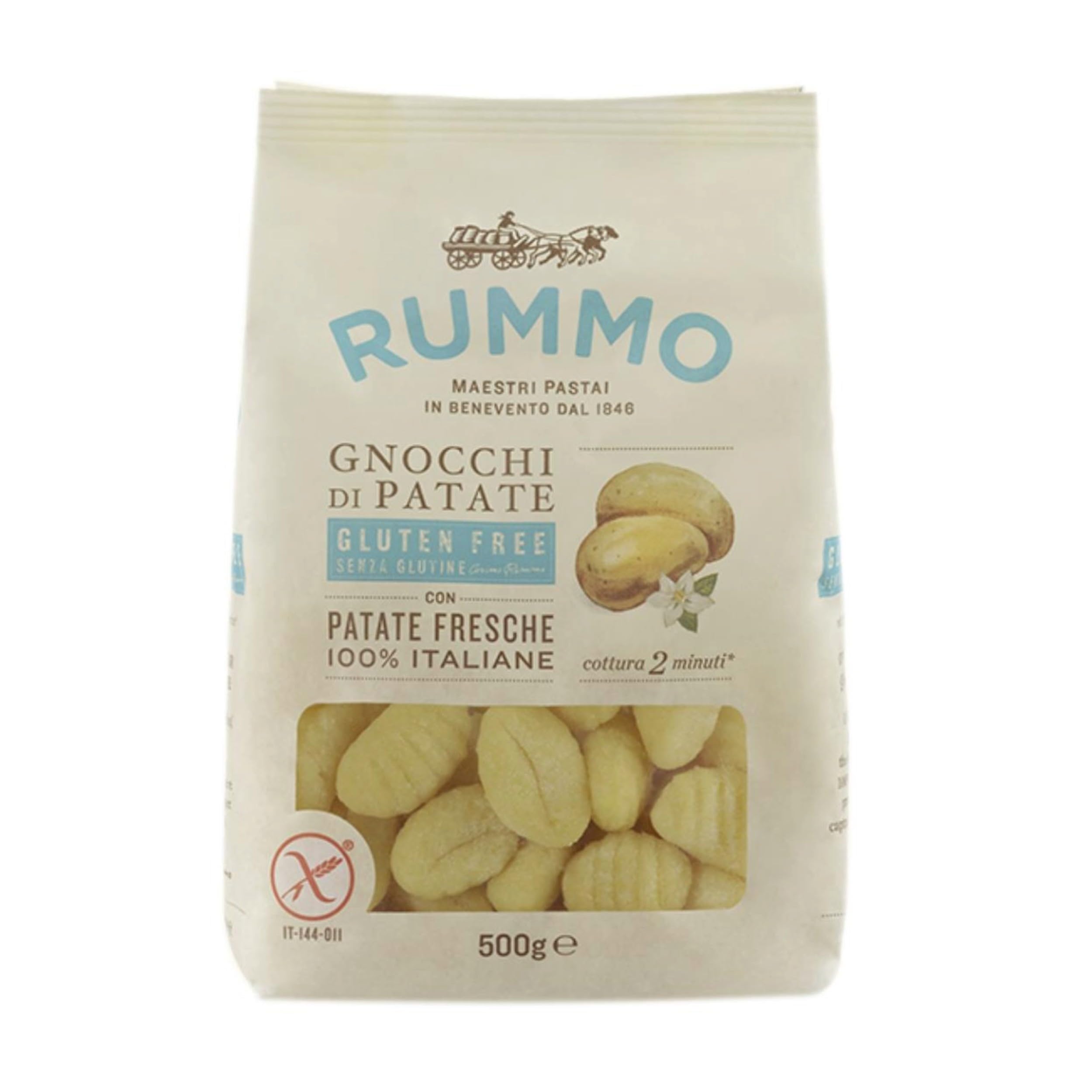 Rummo Gnocchi, glutenfreie Pasta Nr. 117 – Authentische italienische Kartoffelkissen