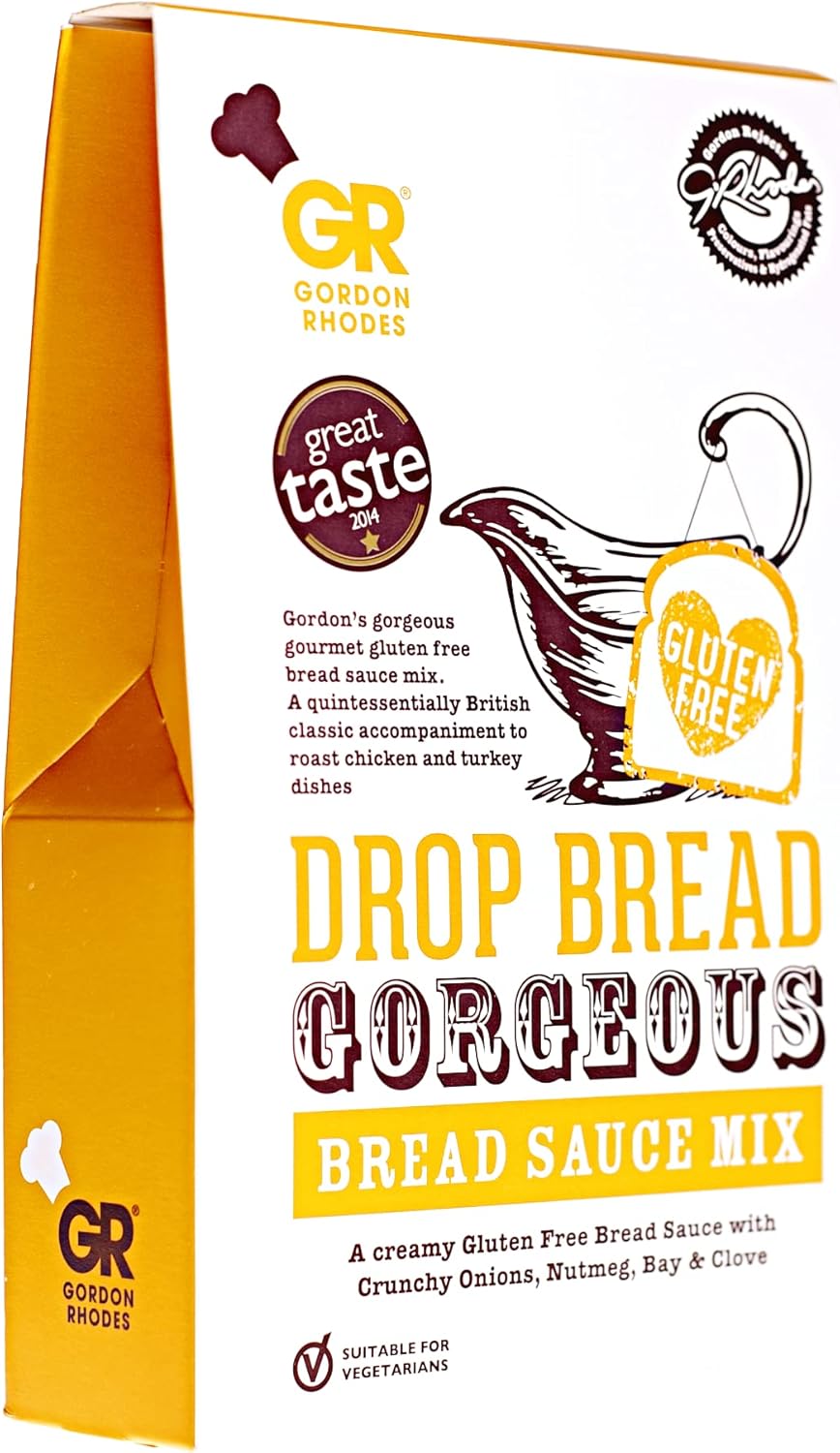Gordon Rhodes Gluten Free Drop Bread Sauce Mix 125g (Pack of 5)