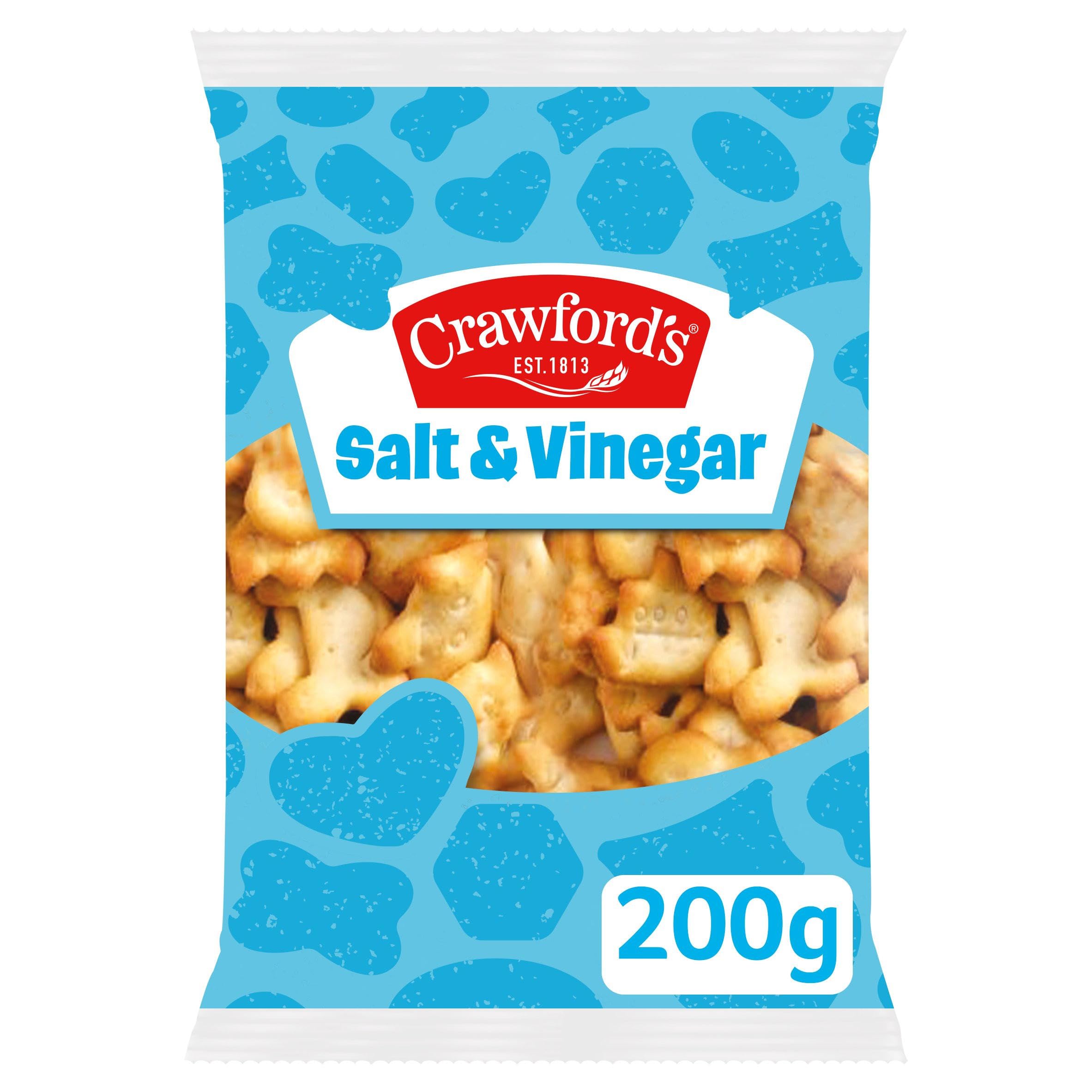 Crawford's Gebackene Salz- und Essig-Snacks, 200 g