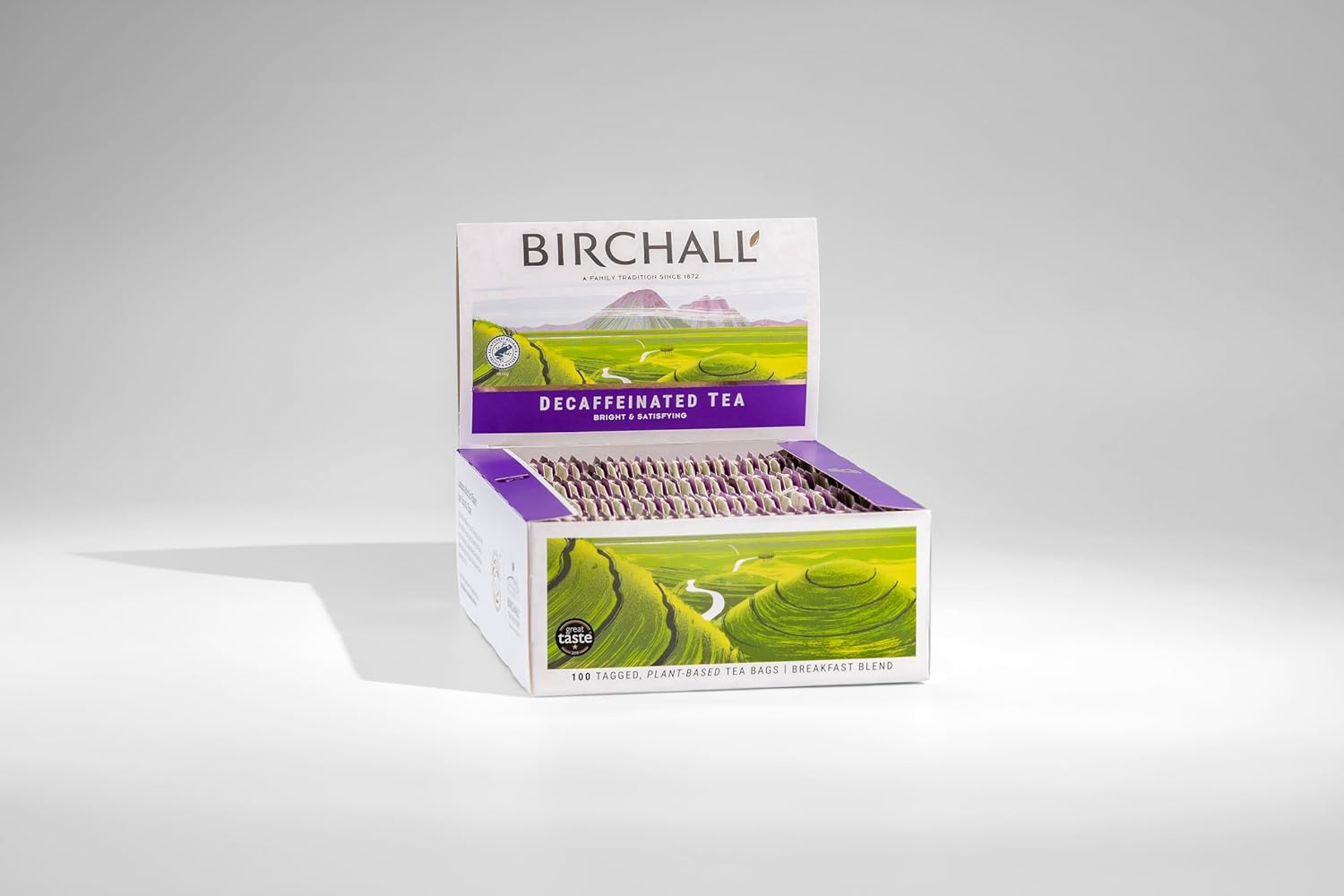 Birchall Entkoffeinierte Frühstücksteebeutel, koffeinfreier Schwarztee aus Ostafrika