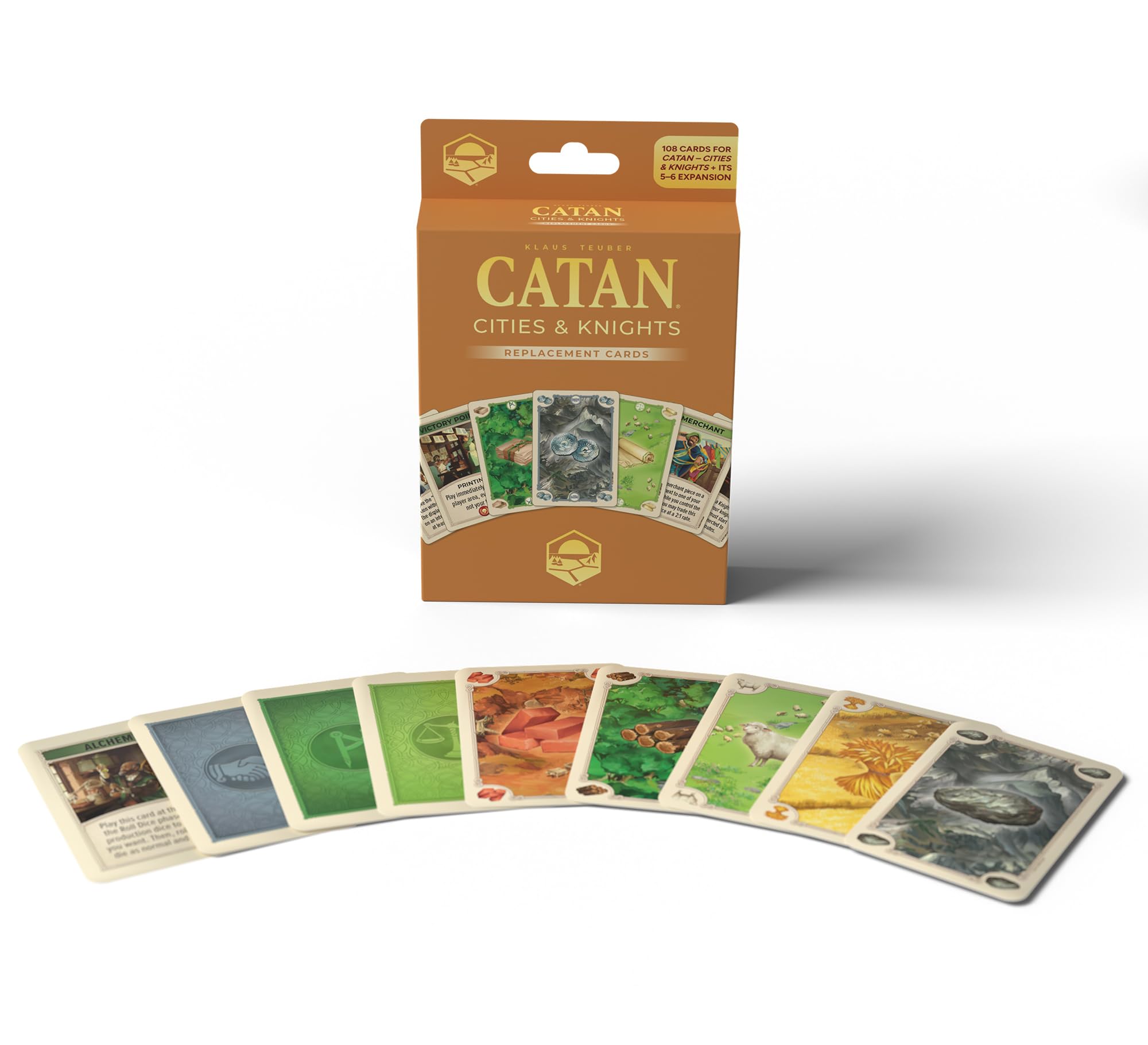 CATAN Städte & Ritter Karten-Zubehörset (6. Edition) - Ersatzkarten zur Erweiterung
