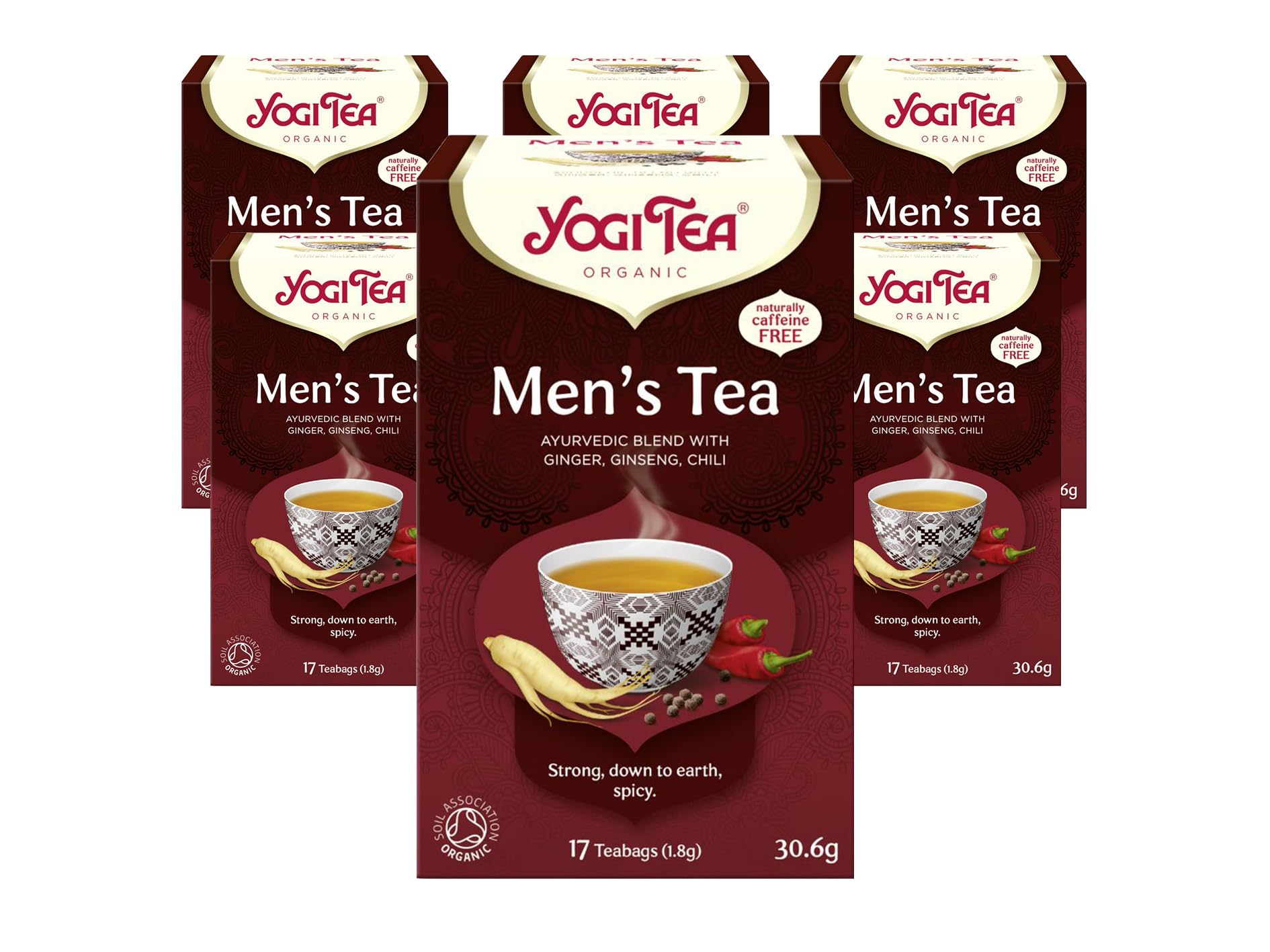 YOGI TEA - Männertee Bio Gewürz- und Kräutertee koffeinfrei 102 Beutel