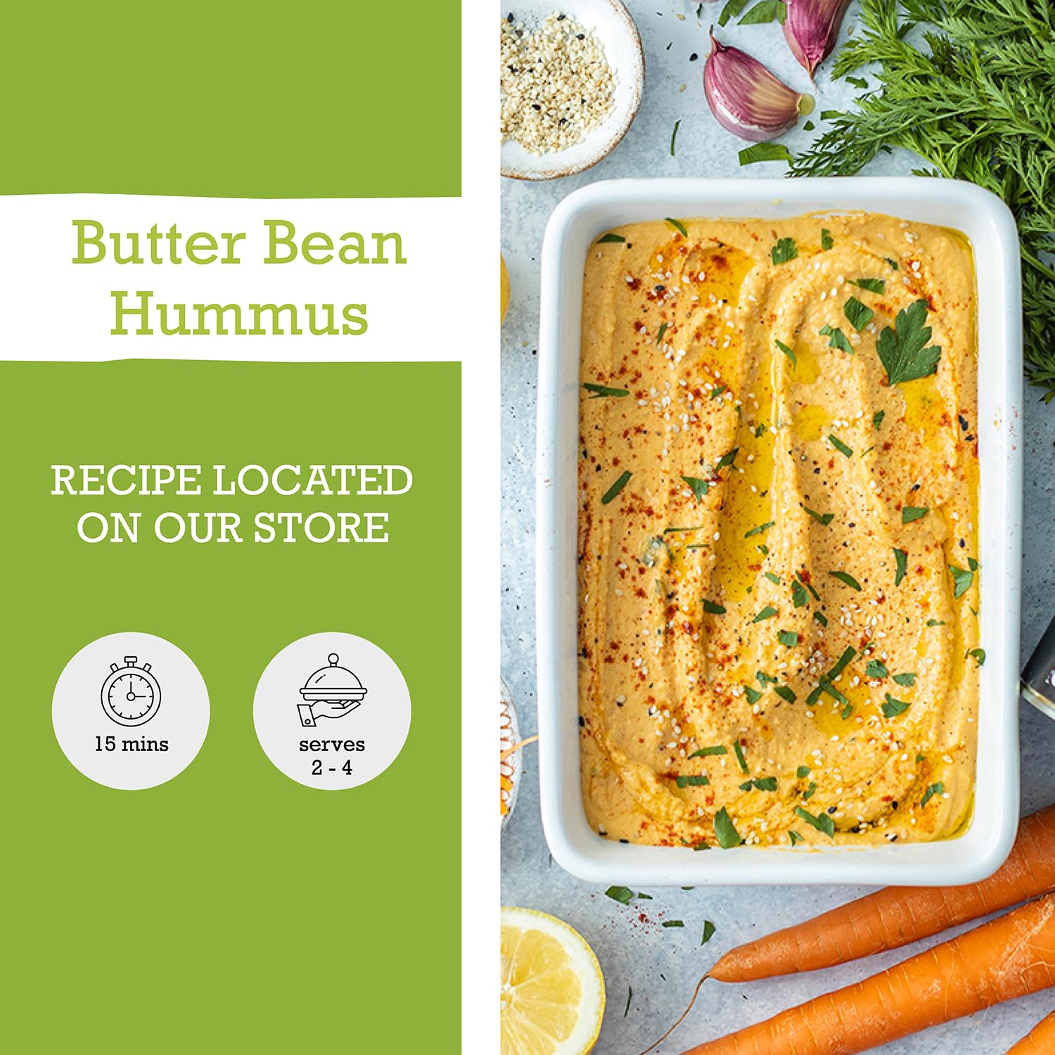 Mr Organic Butter Beans 400 g – Bio, vegan, glutenfrei, gentechnikfrei
