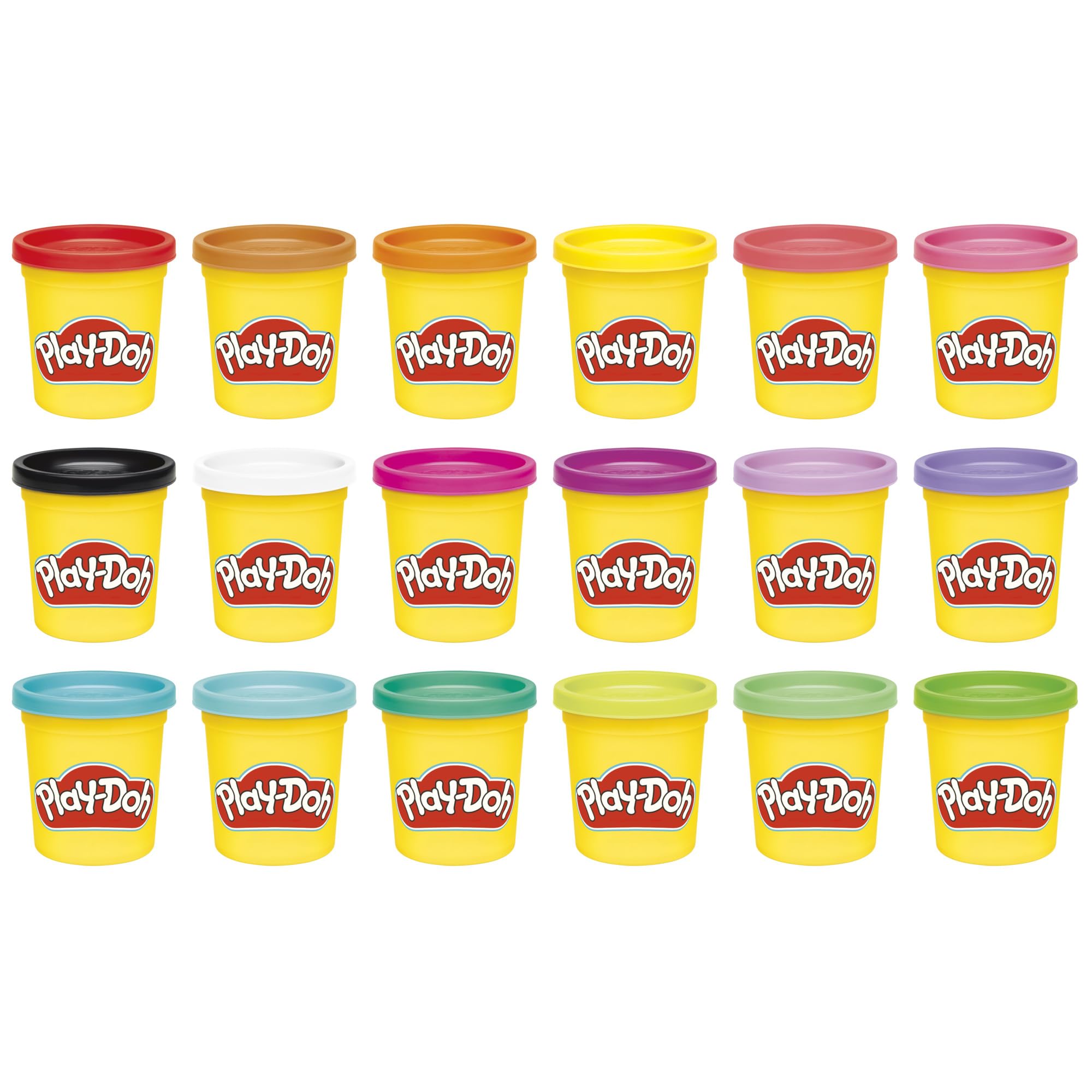 Play-Doh Imagine Anything 18er-Pack – Mehrfarbiges Modelliermassen-Set