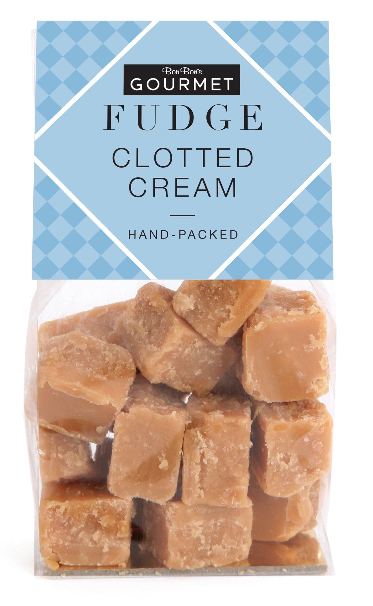 Bon Bon's Gourmet – Clotted Cream Fudge Bag, handgemachtes britisches Fudge, 150 g