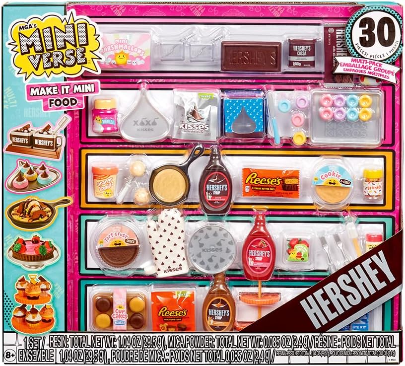 MGA's Miniverse Make It Mini Food - Brunch-Multipack, Hershey Mini-Sammlerstücke,
