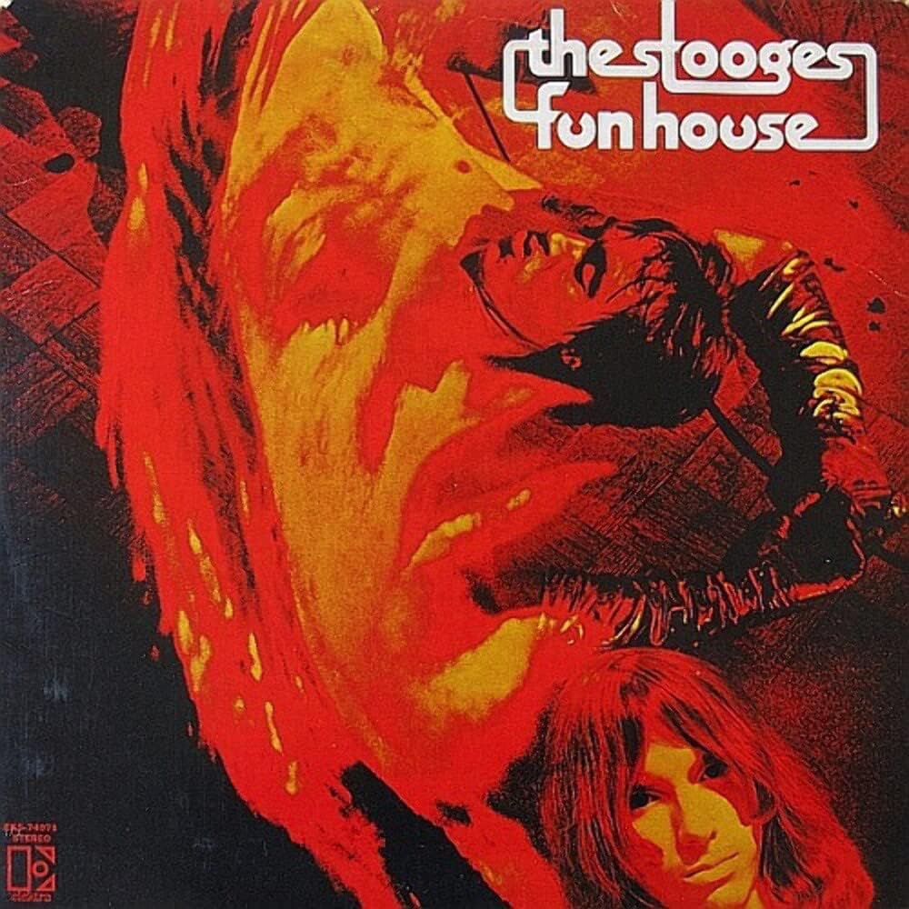 The Stooges – Fun House Vinyl (Solid Red Opaque/Black Half & Half, Rocktober Edition)