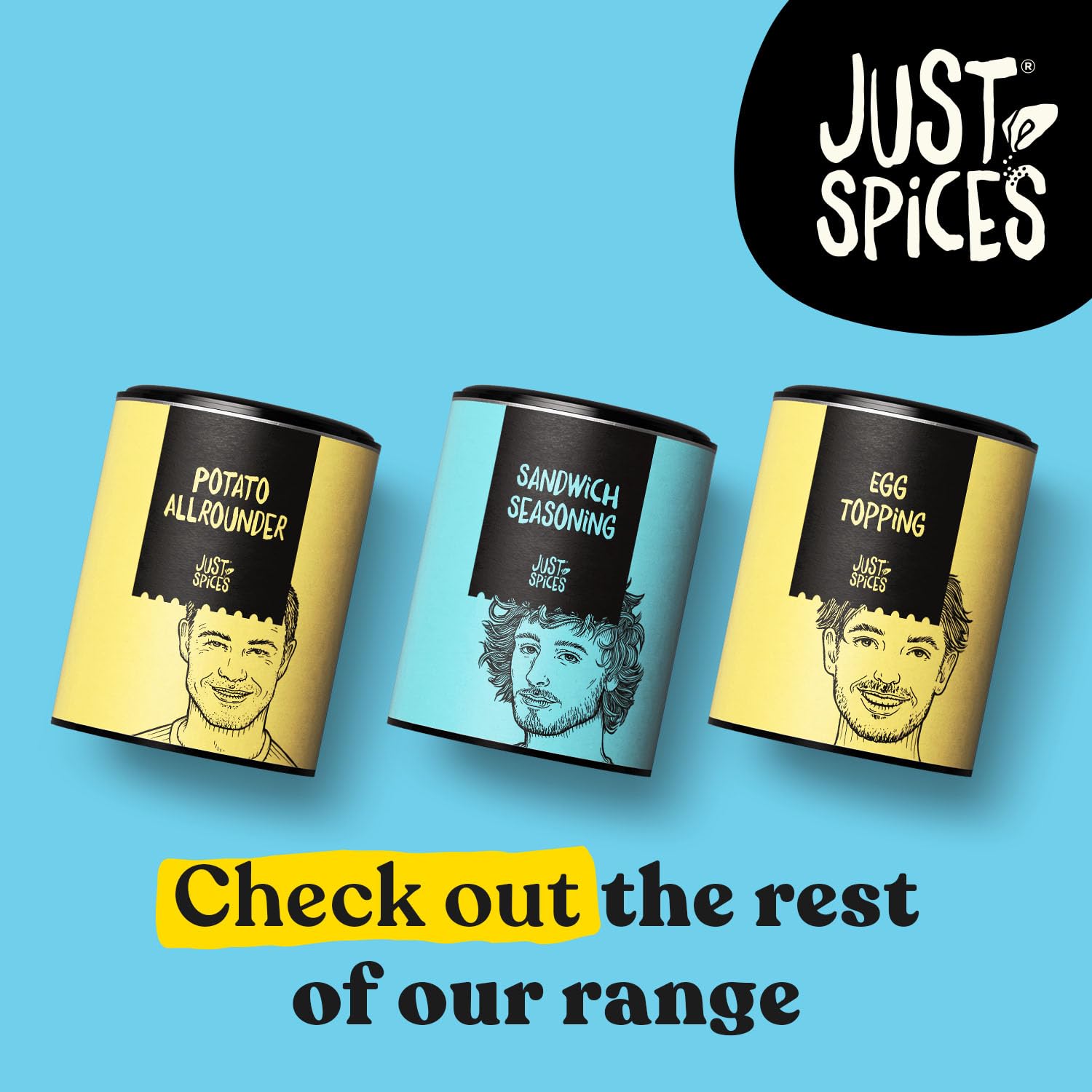 Just Spices Sandwichgewürz, 50 g – Natürliche Kräuter- und Gewürzmischung für Sandwiches, Pitas, Bagels und mehr