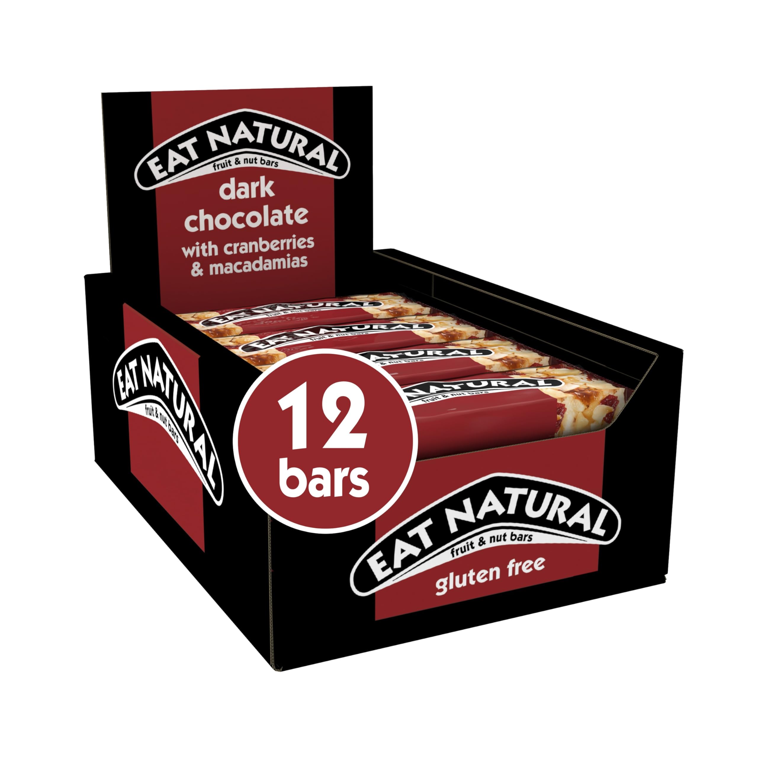 Eat Natural - Dunkle Schokolade mit Cranberries & Macadamias Frucht- und Nussriegel